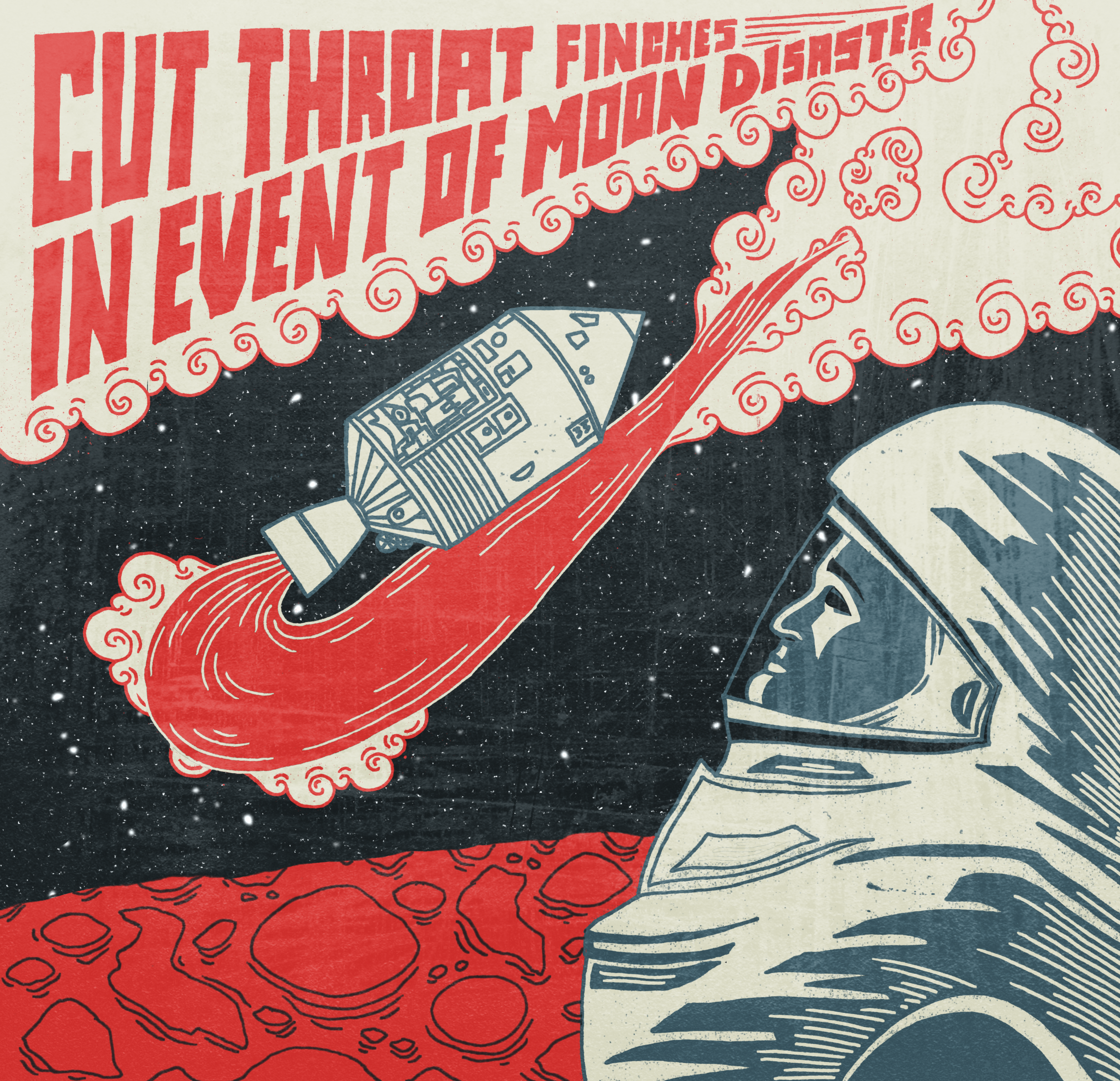 Cut Throat Finches "In Event Of Moon Disaster" Album Cover