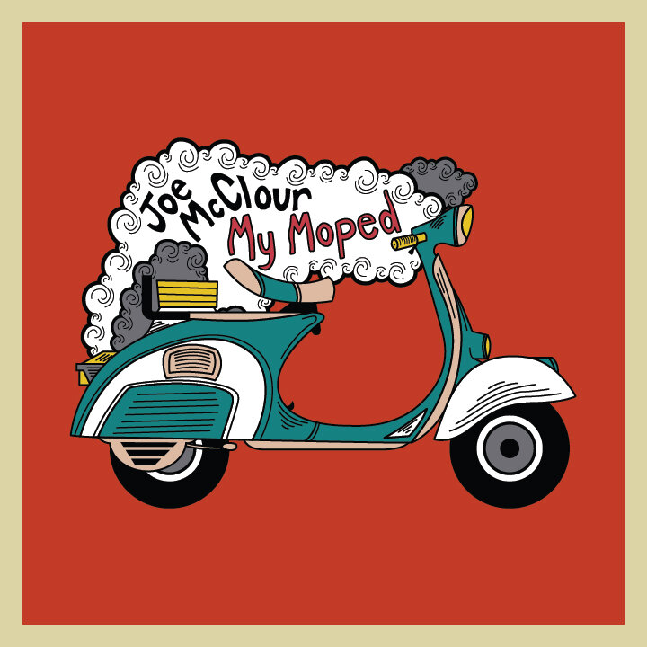 Joe McClour "My Moped" Single Art