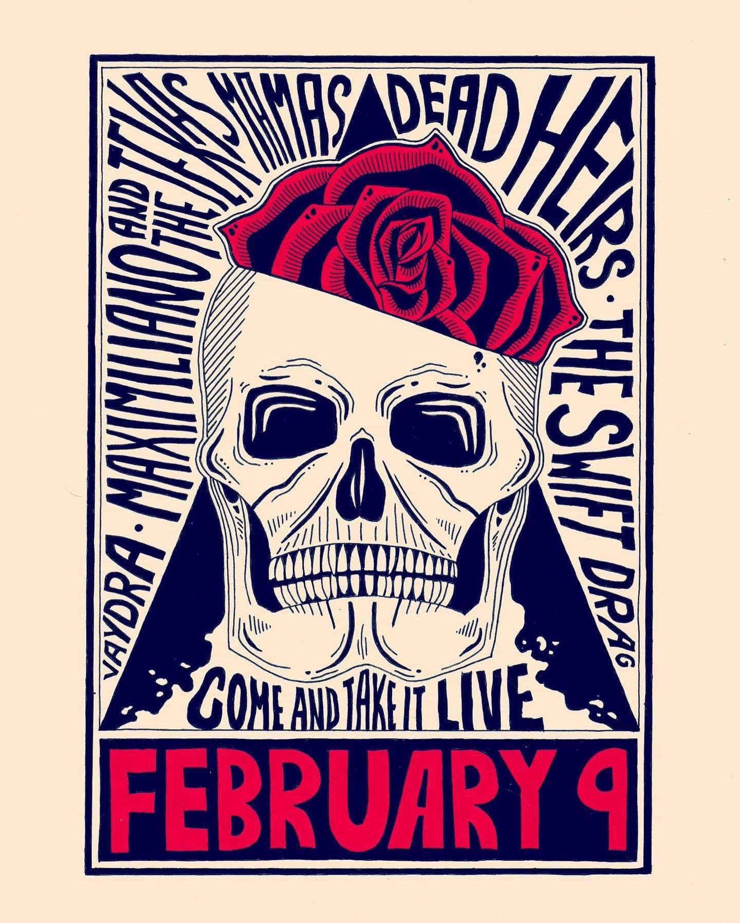 Come and Take It Live Show Poster 2/9/2023