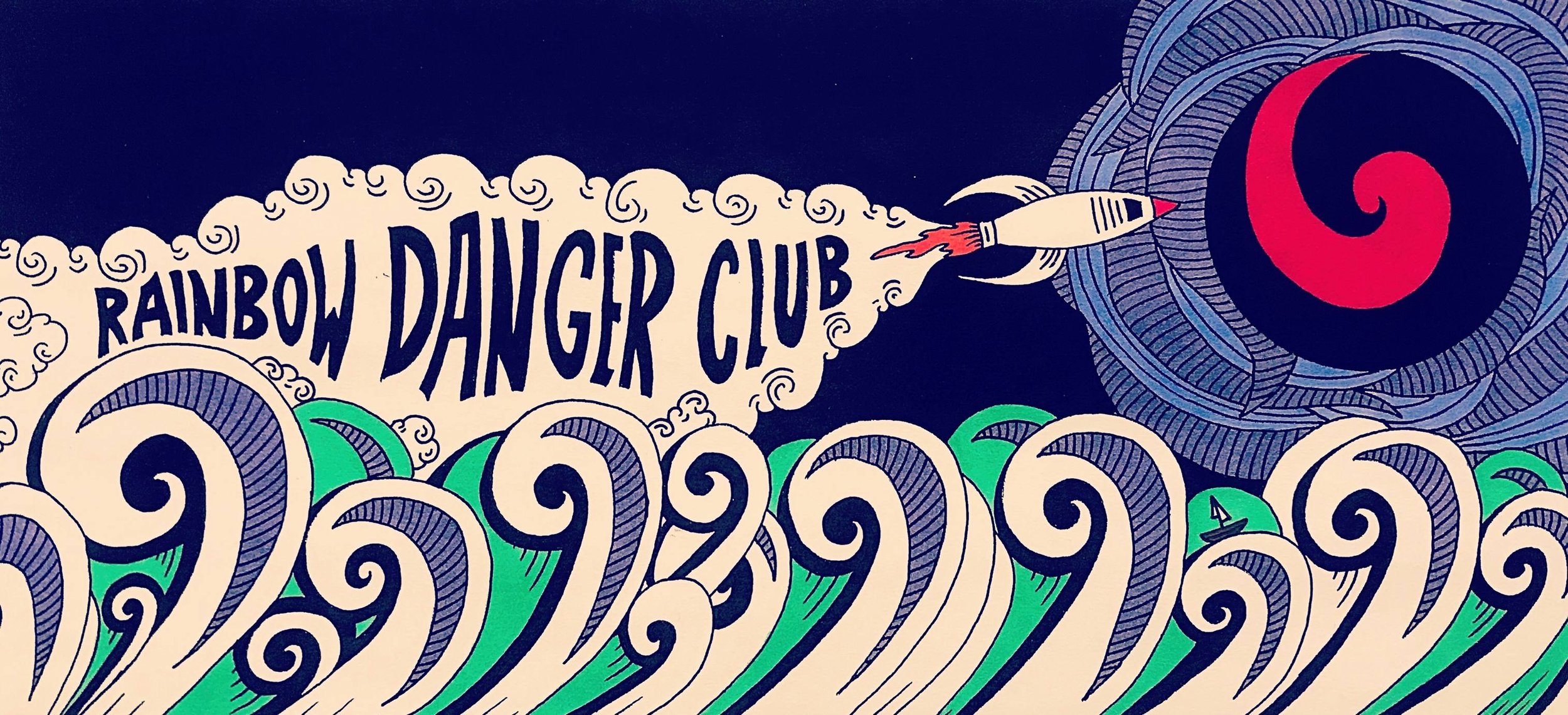 Rainbow Danger Club Poster Art