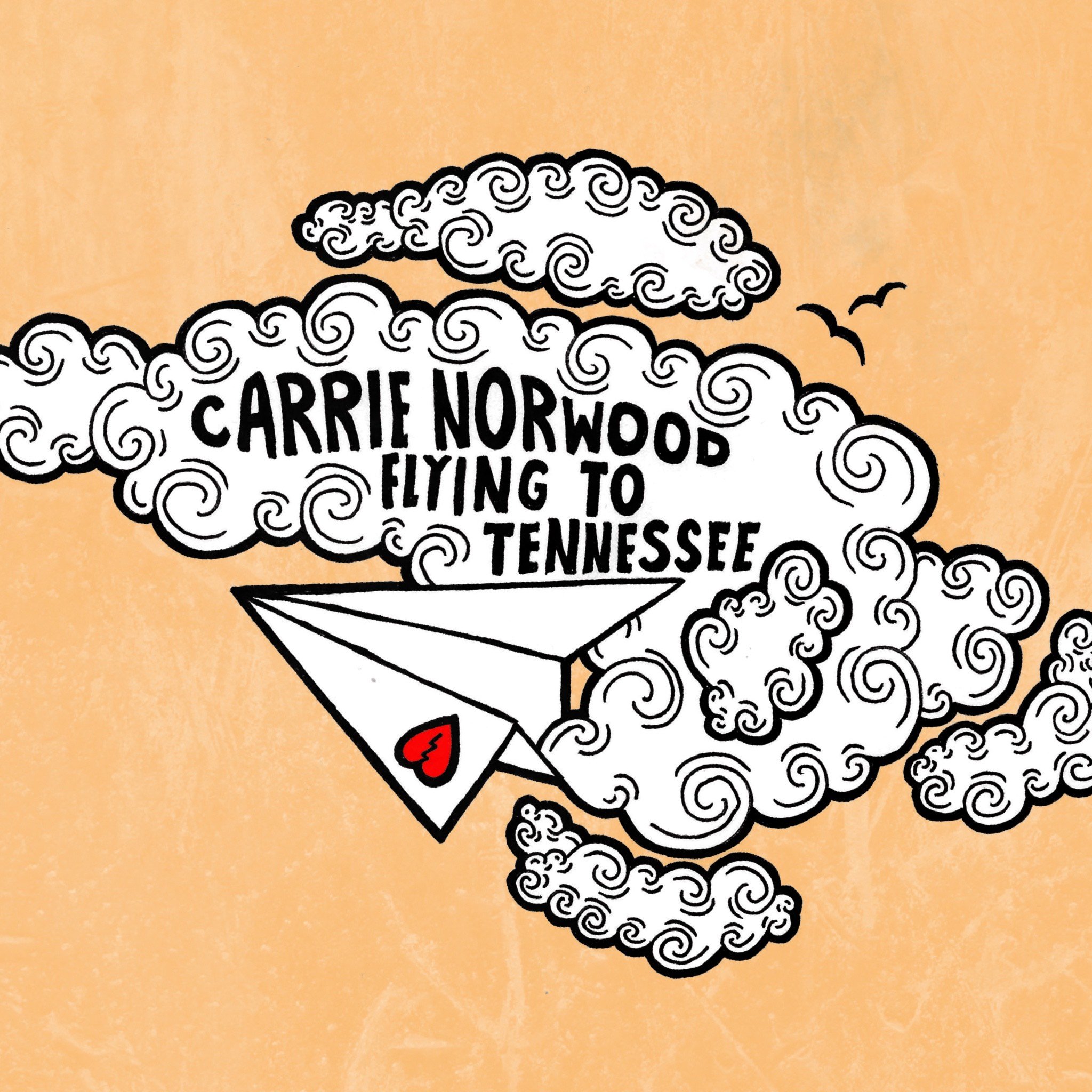 Carrie Norwood "Flying To Tennessee" Single Cover
