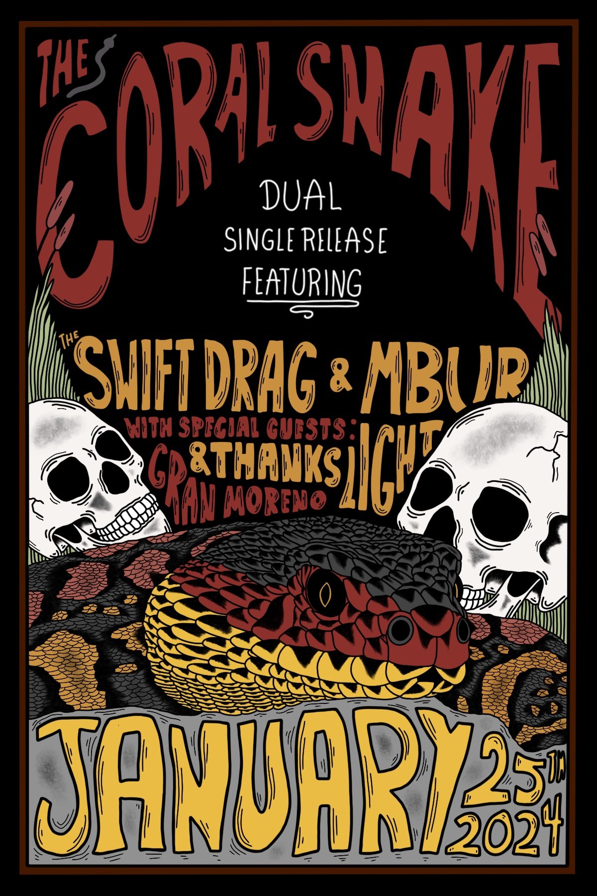 The Coral Snake "Show Poster"