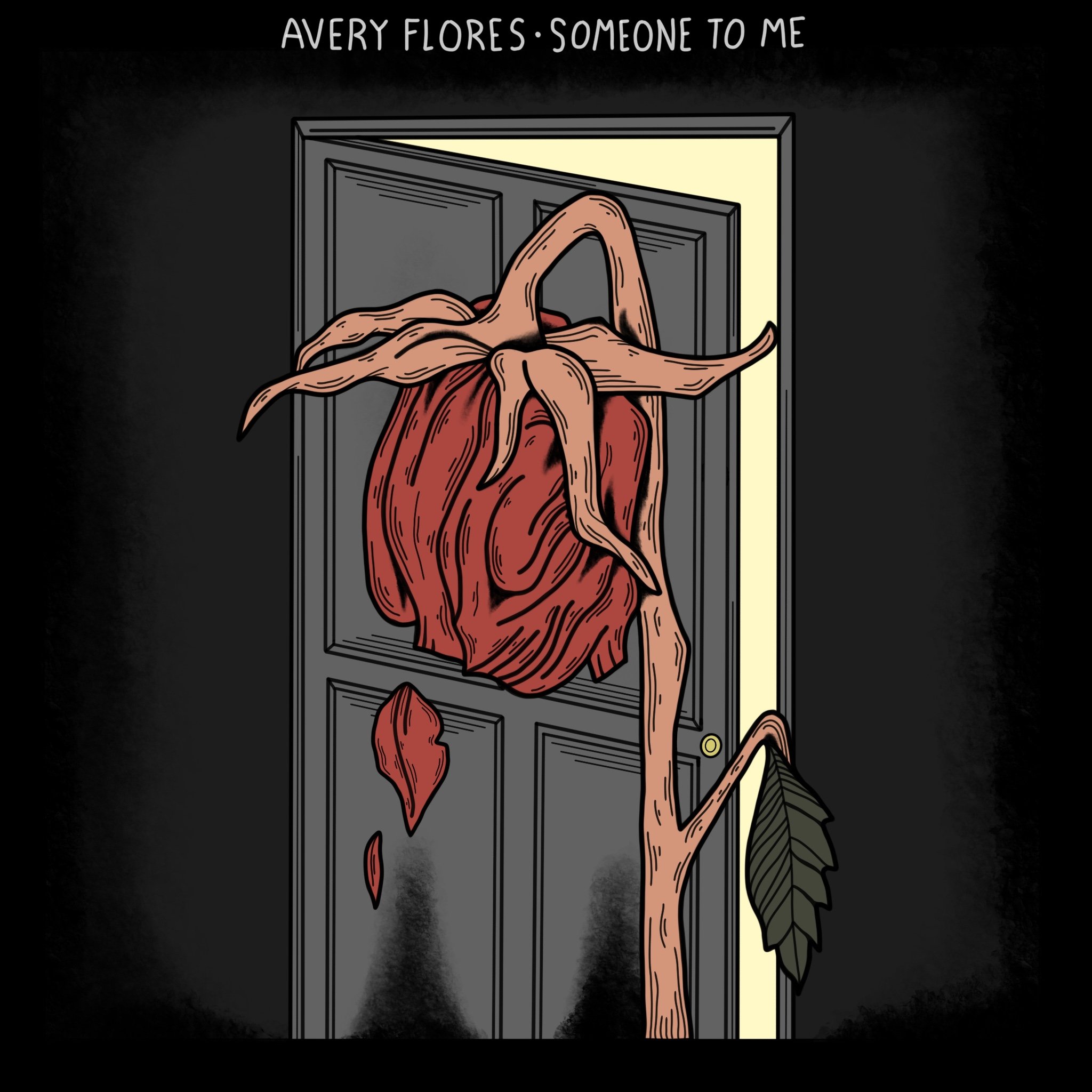 Avery Flores "Someone To Me" Alternate Single Cover