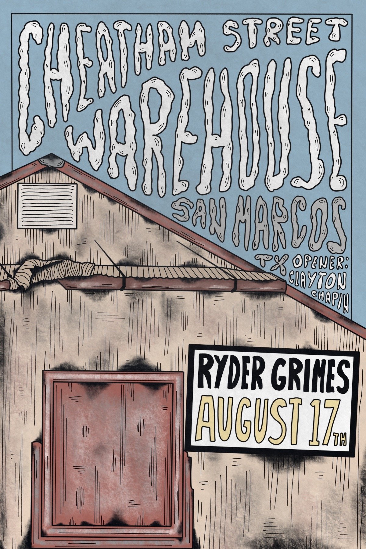 Ryder Grimes & Clayton Chapin "Cheatham Street Warehouse" Poster