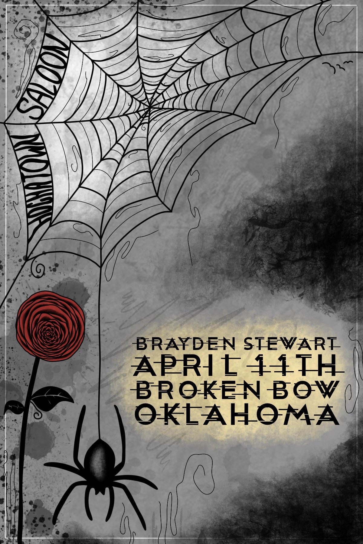 Brayden Stewart at Hochatown Saloon show poster