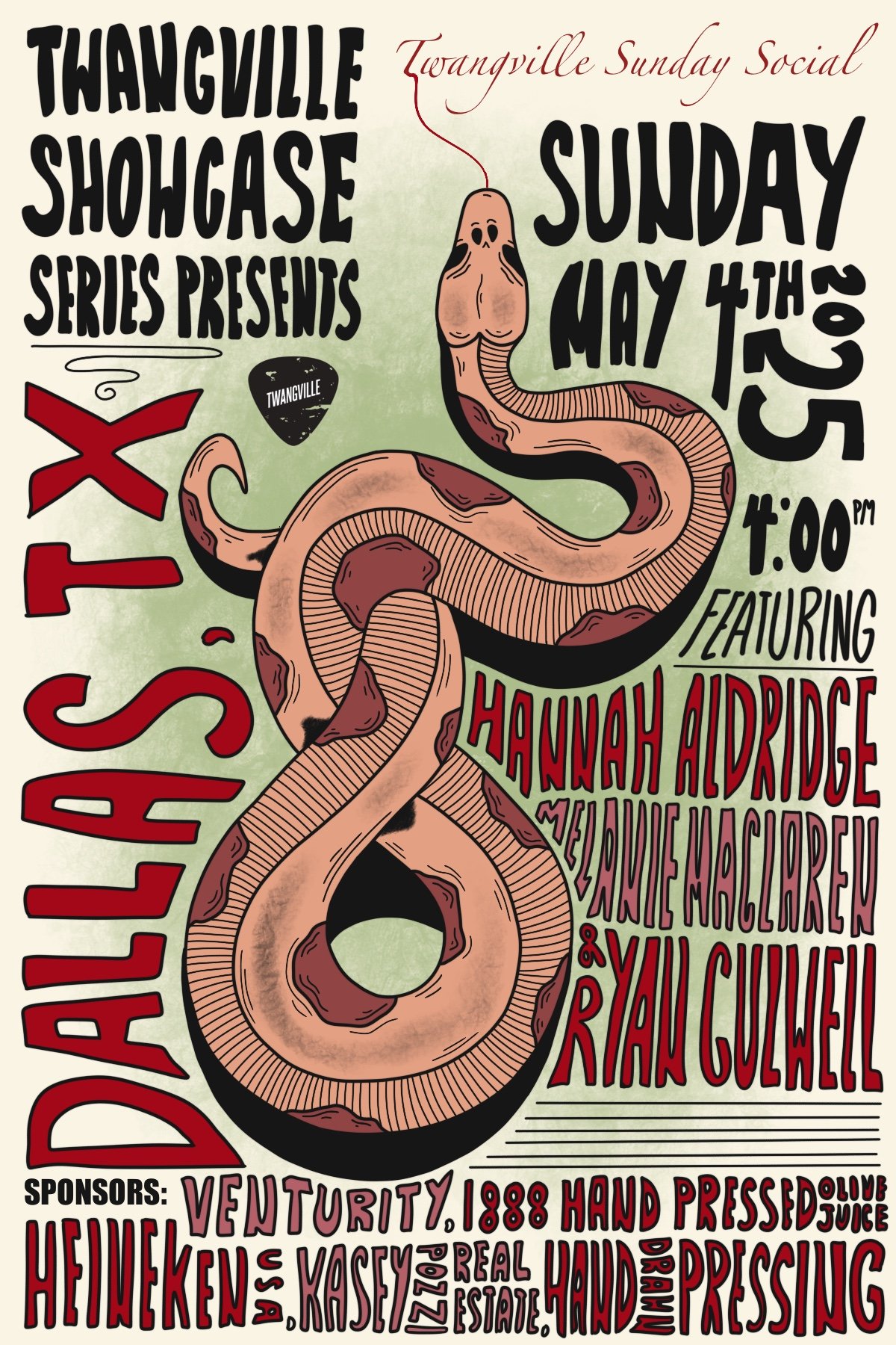 Twangville show poster