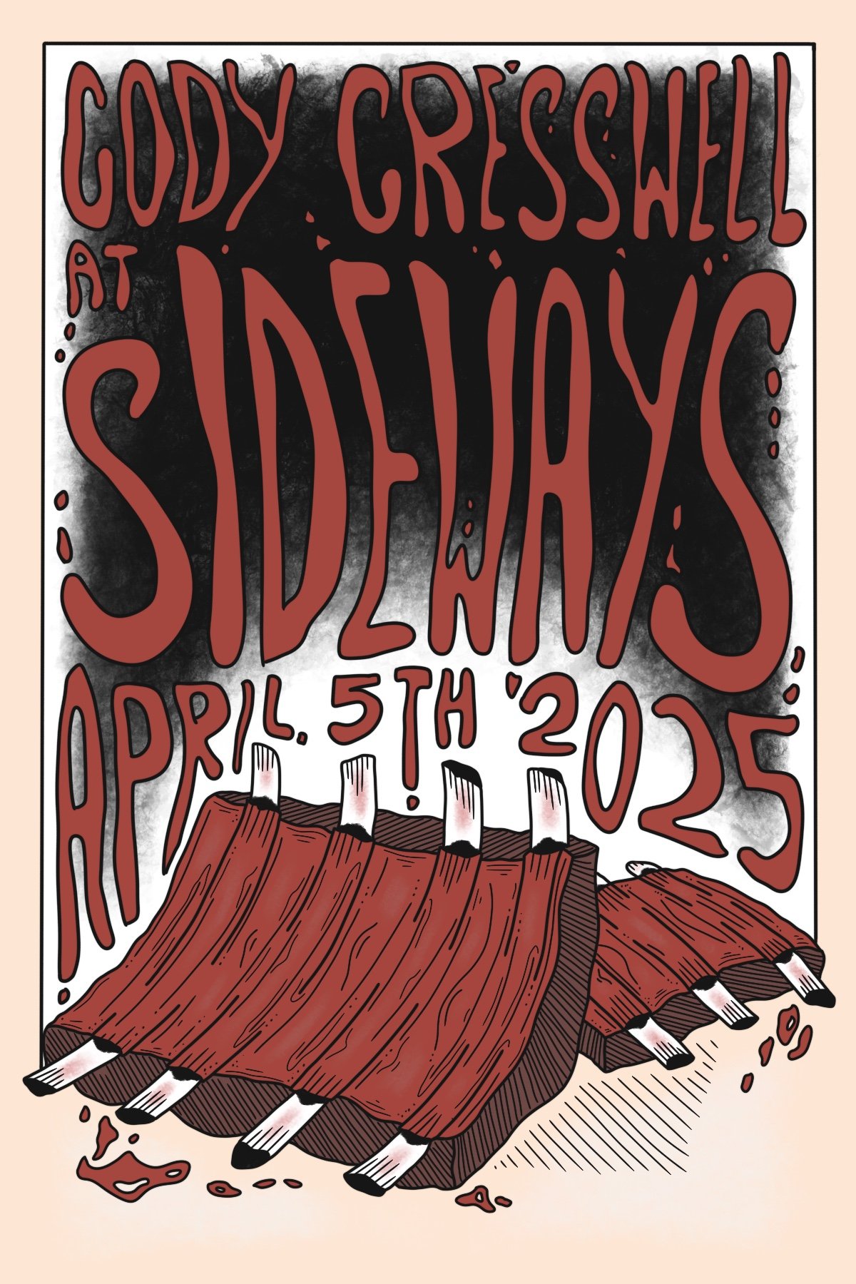 Cody Cresswell at Sideways show poster