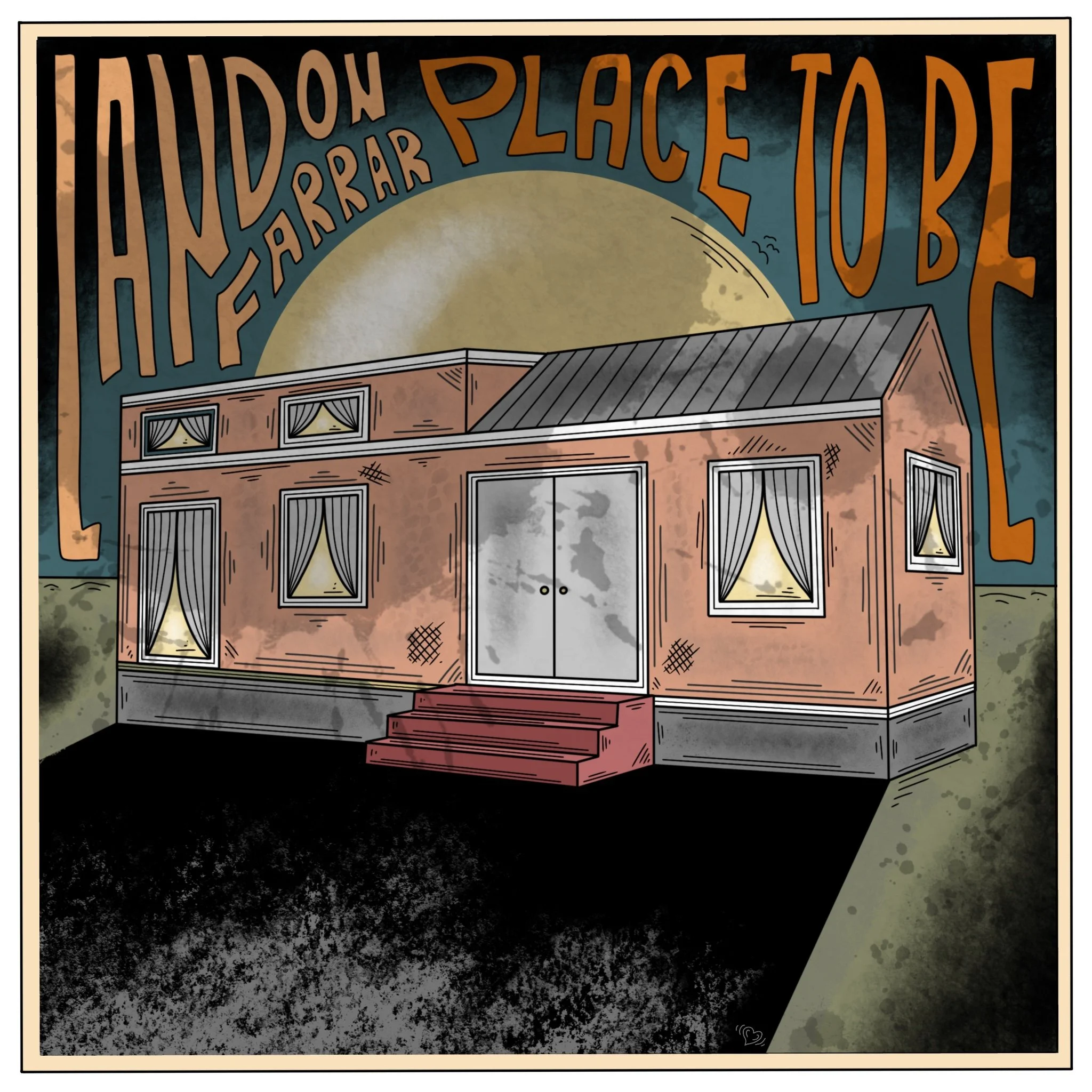 Landon Farrar "Place To Be" Single Art