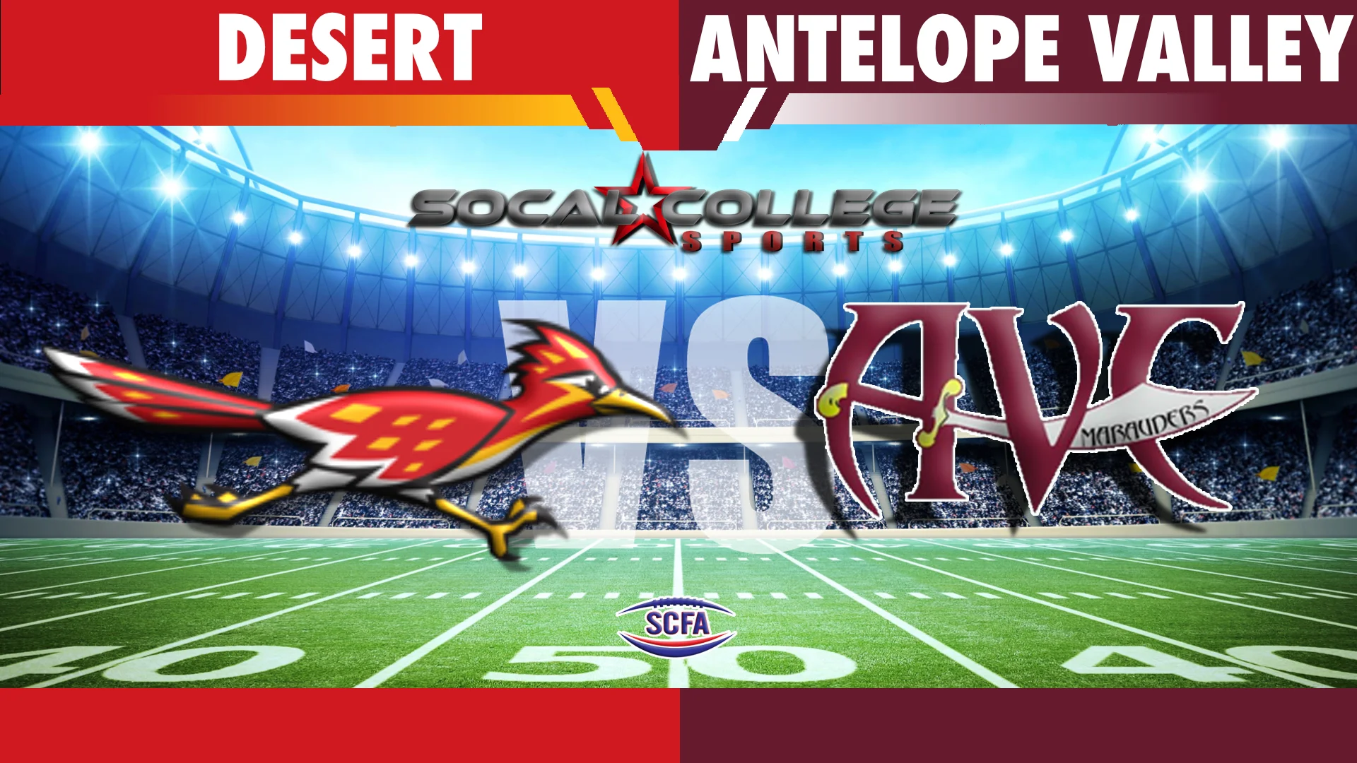 SCFA Football Week 8 - College of the Desert @ AVC