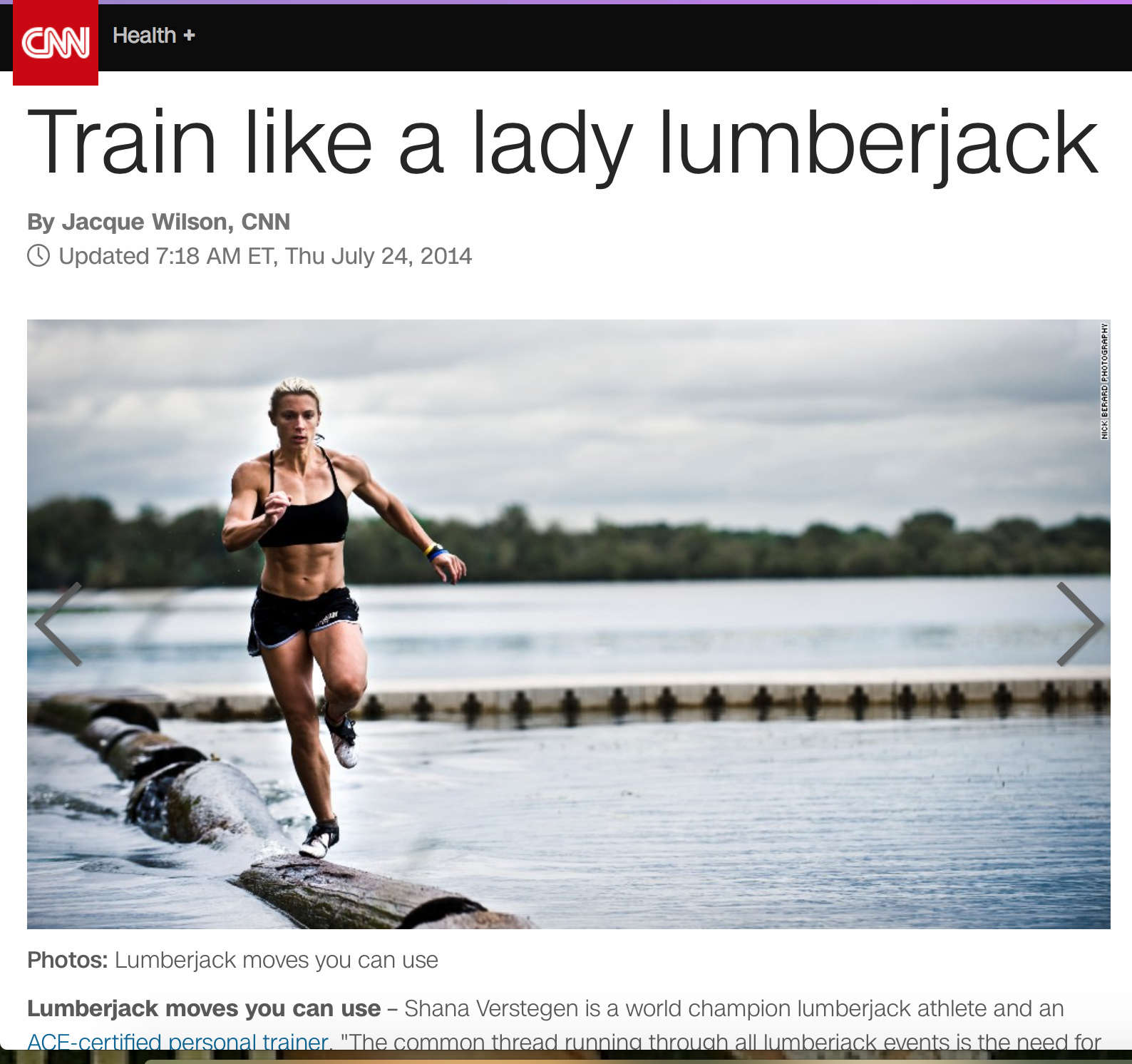 Train Like a Lady Lumberjack: CNN 2014