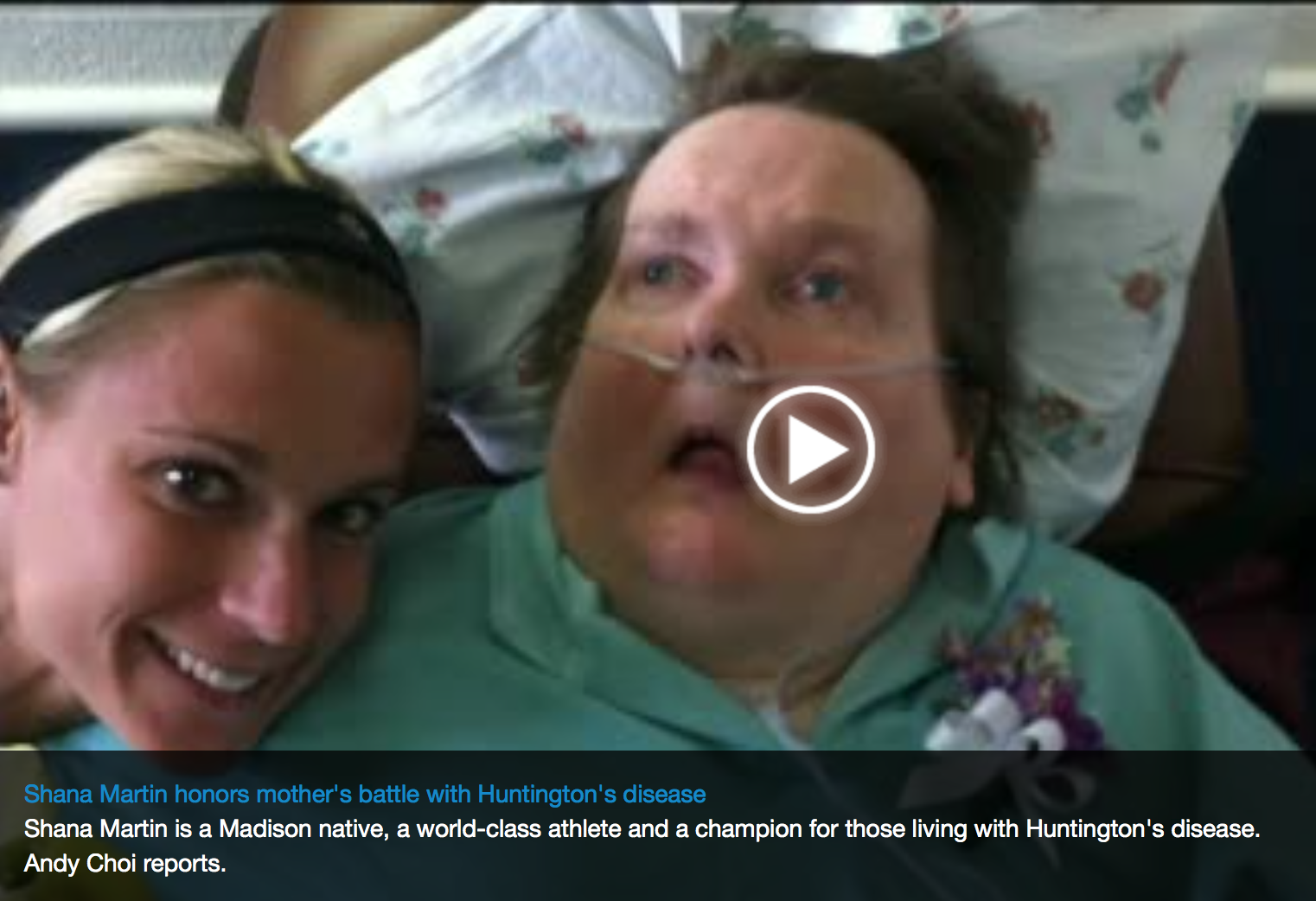 Shana Martin Honor’s Mother’s Huntington’s Disease Battle: Channel 3 News March 2013