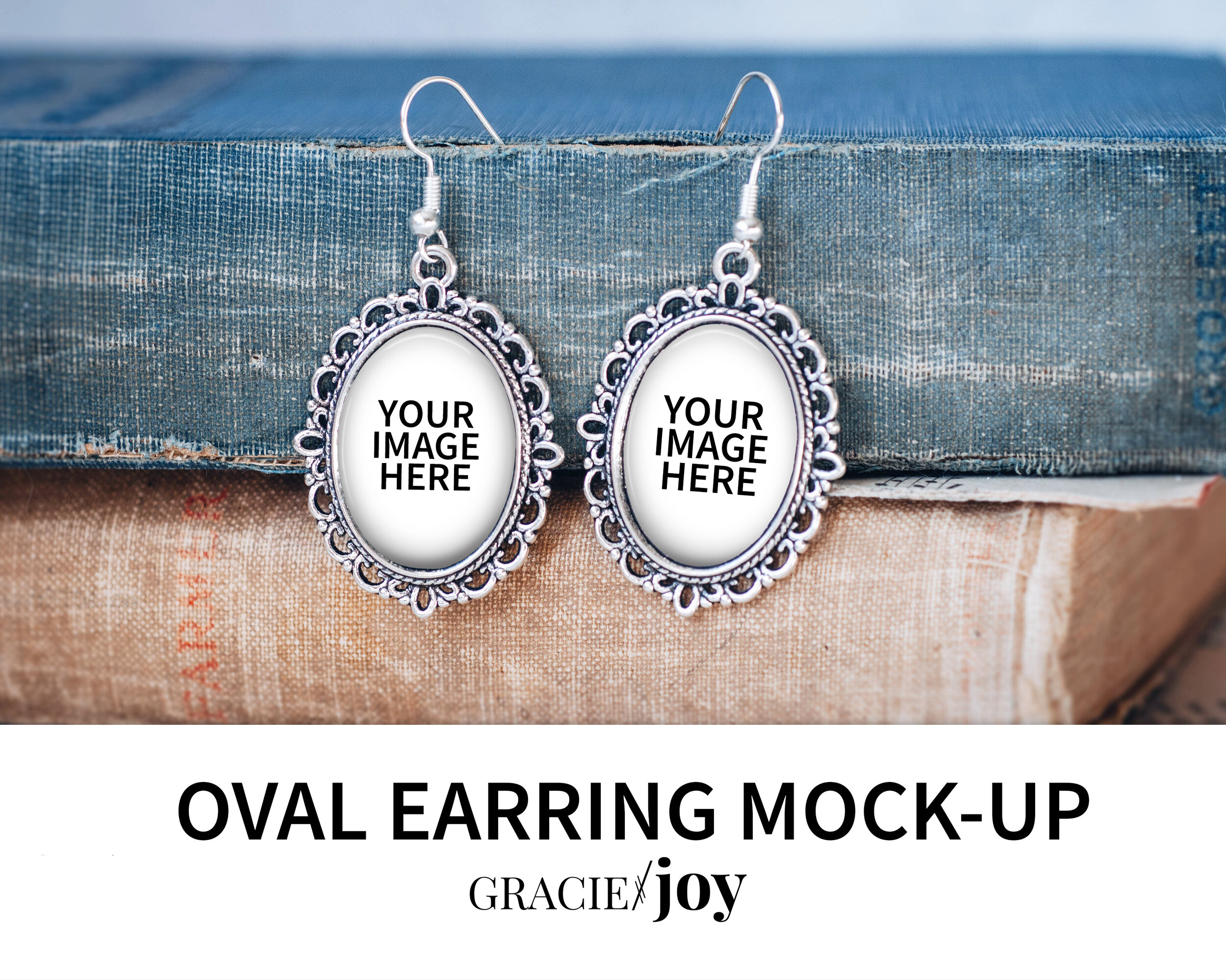 Earring Product Mockup Antique Silver Jewelry Template Jewelry Photography Charm Mockup Pin Mockup Cabochon Printable Graciejoy Gracie And Joy