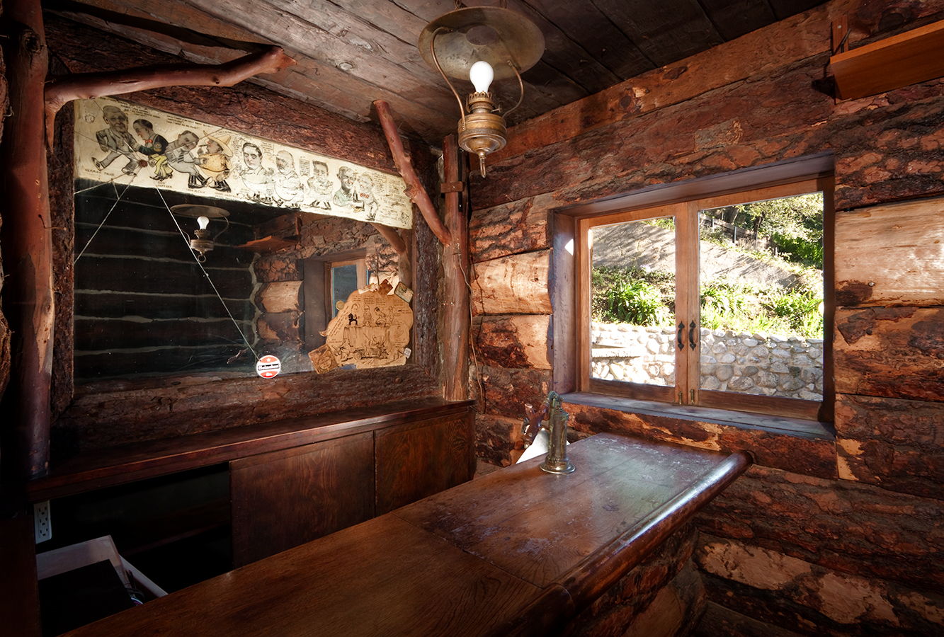 The original bar of The Uplifters, or “Cuplifters” as the club was described during Prohibition!