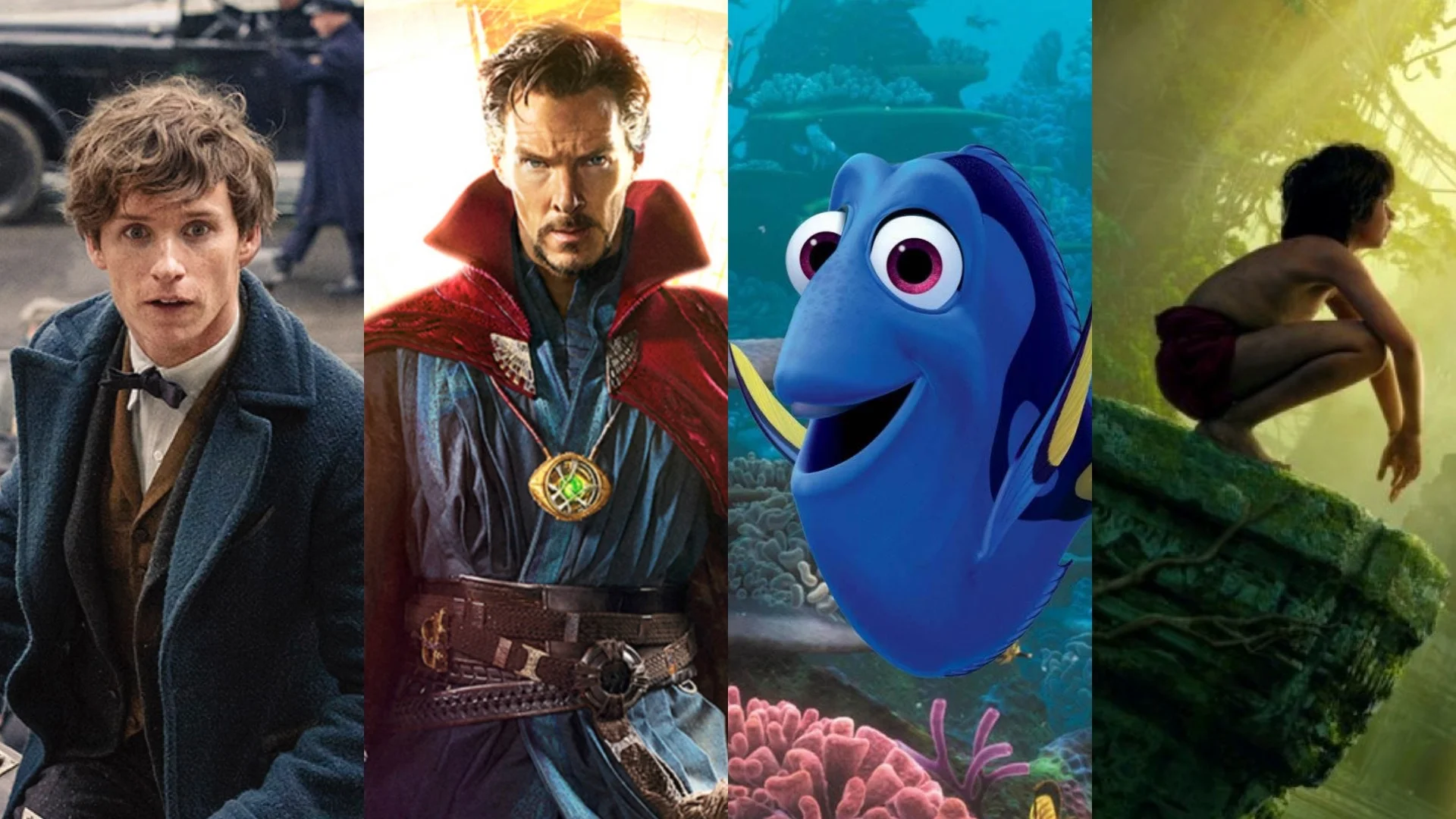 Talk Film Society Seal of Approval: Fantastic Beasts and Where to Find Them, Doctor Strange, Finding Dory, The Jungle Book