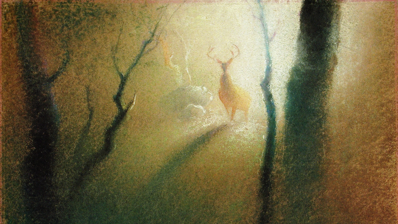 Concept art by Tyrus Wong.