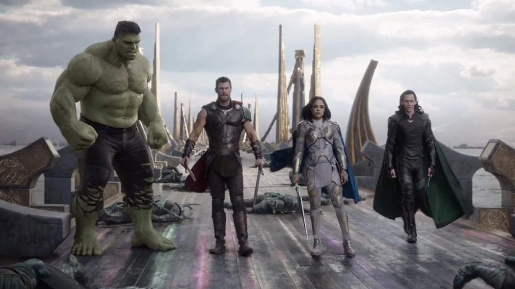 thor ragnarok, tom hiddleston, tessa thompson, chris hemsworth, mark ruffalo, jeff goldblum, cate Blanchett,