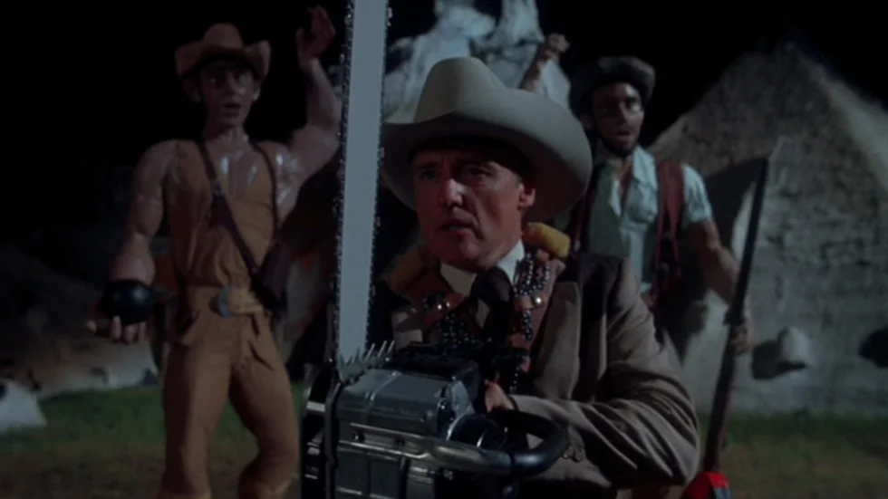 Tobe Hooper, Dennis Hopper, Texas Chainsaw Massacre 2, Caroline Williams,