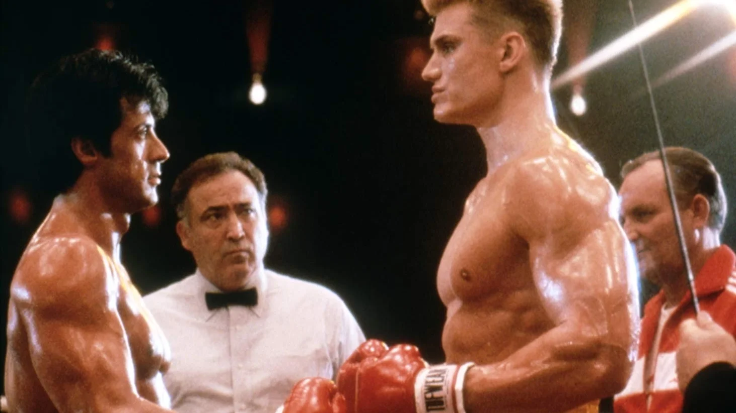 Rocky, Rocky IV, Sylvester Stallone, Dolph Lundgren, Carl Weathers, Talia Shire,