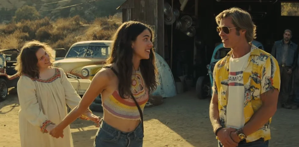 Easy Rider, Once Upon a Time in Hollywood, Dennis Hopper, Quentin Tarantino, Peter Fonda, Jack Nicholson, Brad Pitt, Leonardo DiCaprio, Margaret Qualley, Lena Dunham,