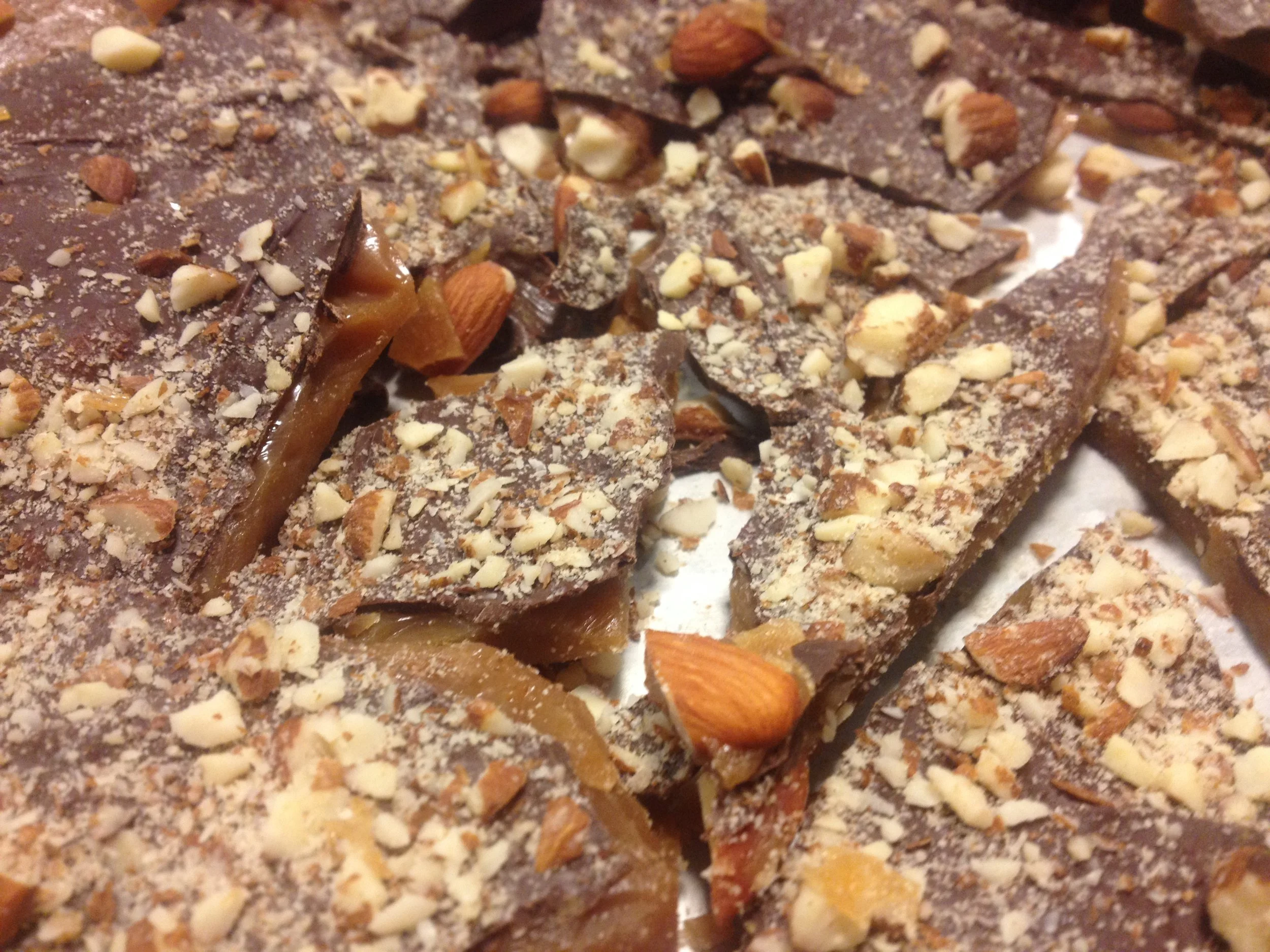 almond toffee, yum!.JPG