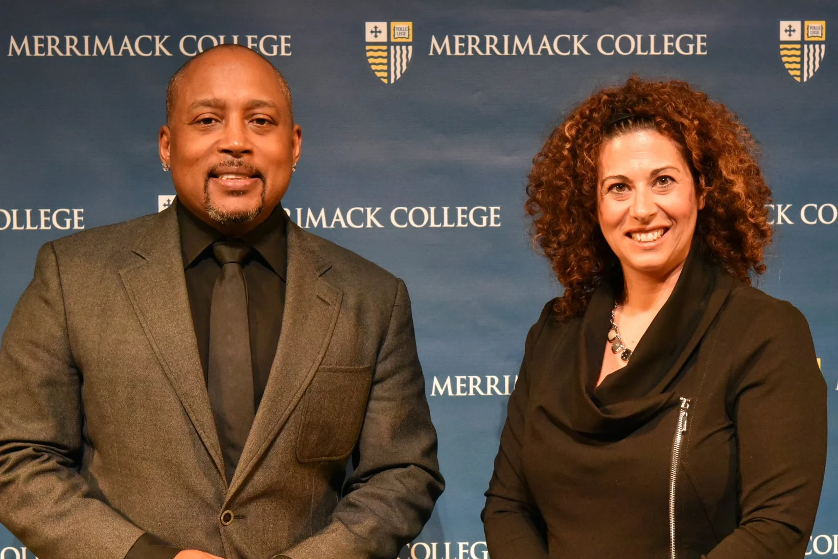 WWBC Vice President MaryAnn Pfeiffer meets Daymond John