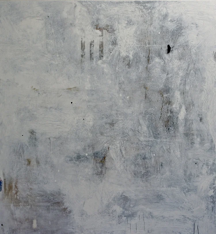 (4) Meet Me in the Silence acrylic on canvas, 51 x 47 inches