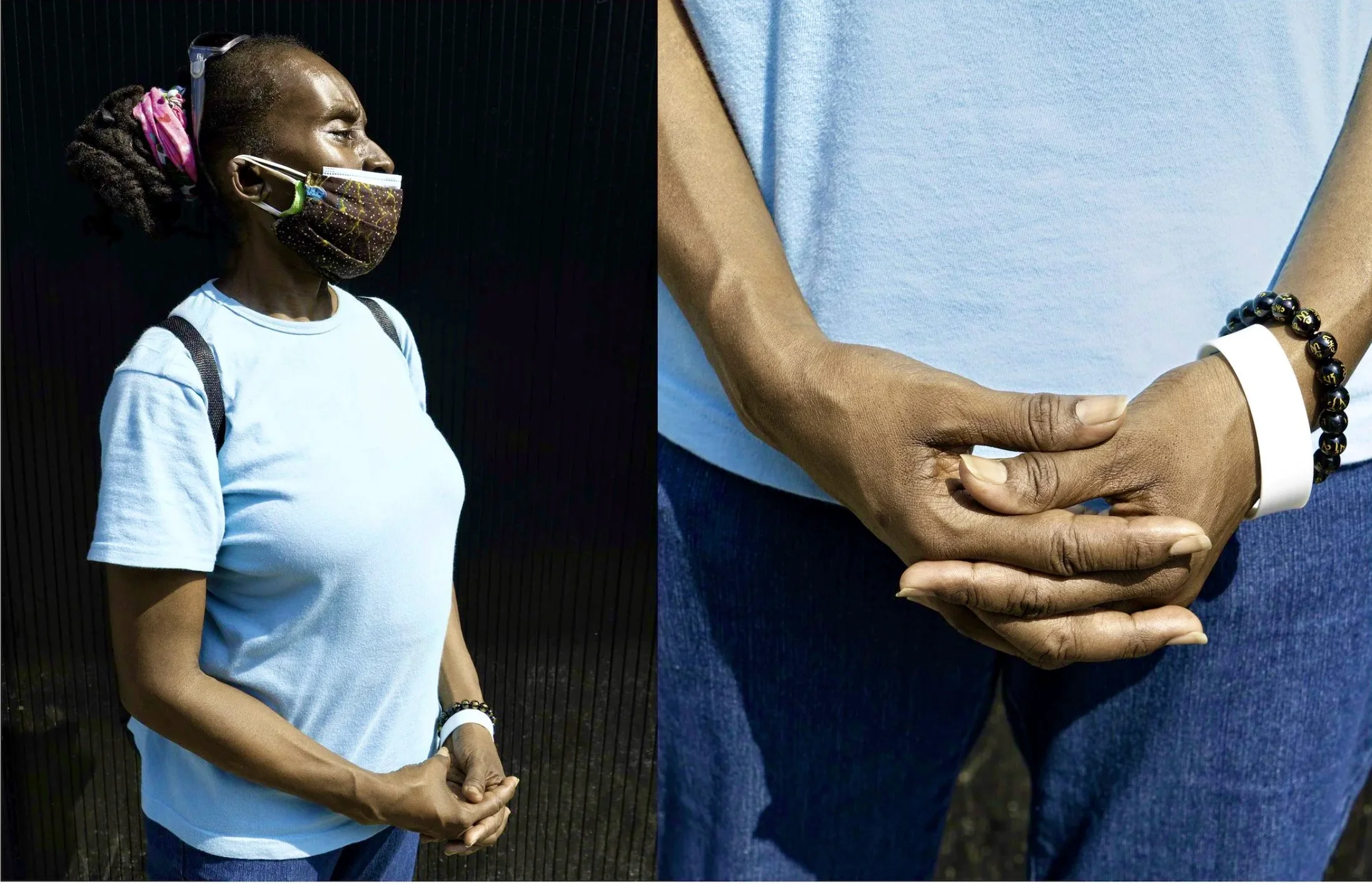 Covid Memorial Portrait Series (Diptyh C)