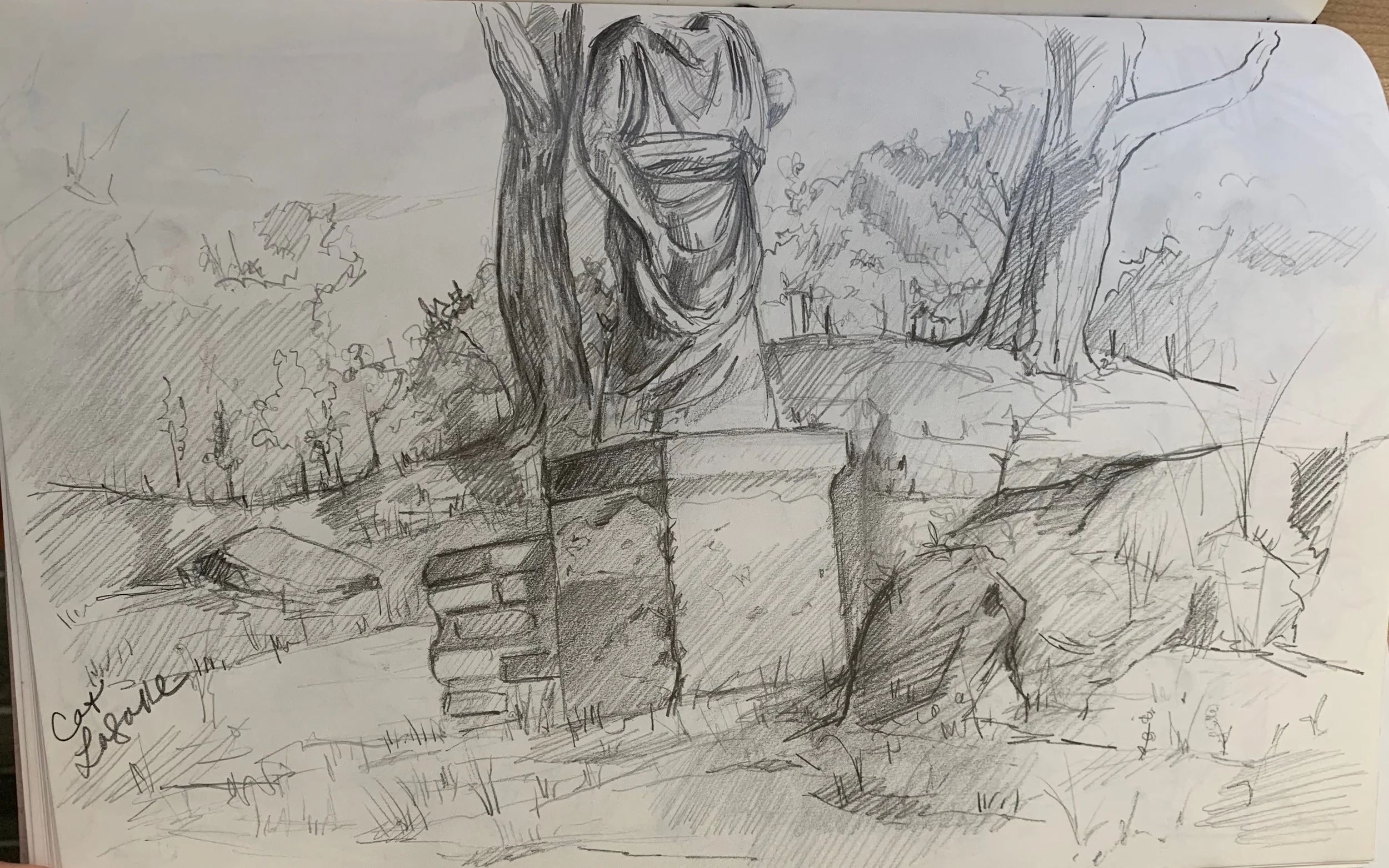 Study at Ostia Antica, Rome, Italy. 