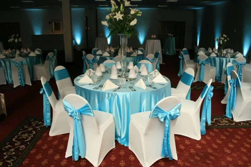 Linens on the Go! provides quality rental chair covers, sashes, table clothes, table overlays, runners, table skirts, in a variety of colors. Chair covers start at $1.75. Our chair covers come in a rainbow of colors and an assortment of fabrics, including polyester, satin, spandex, and universal.We can deliver/pick up your chair covers in the Topeka area for $50, anywhere outside the area please add a $1 per mile. Linens on the Go! will set up the chairs and sashes for a $100 set up fee. Please add $1 per mile outside of Topeka.