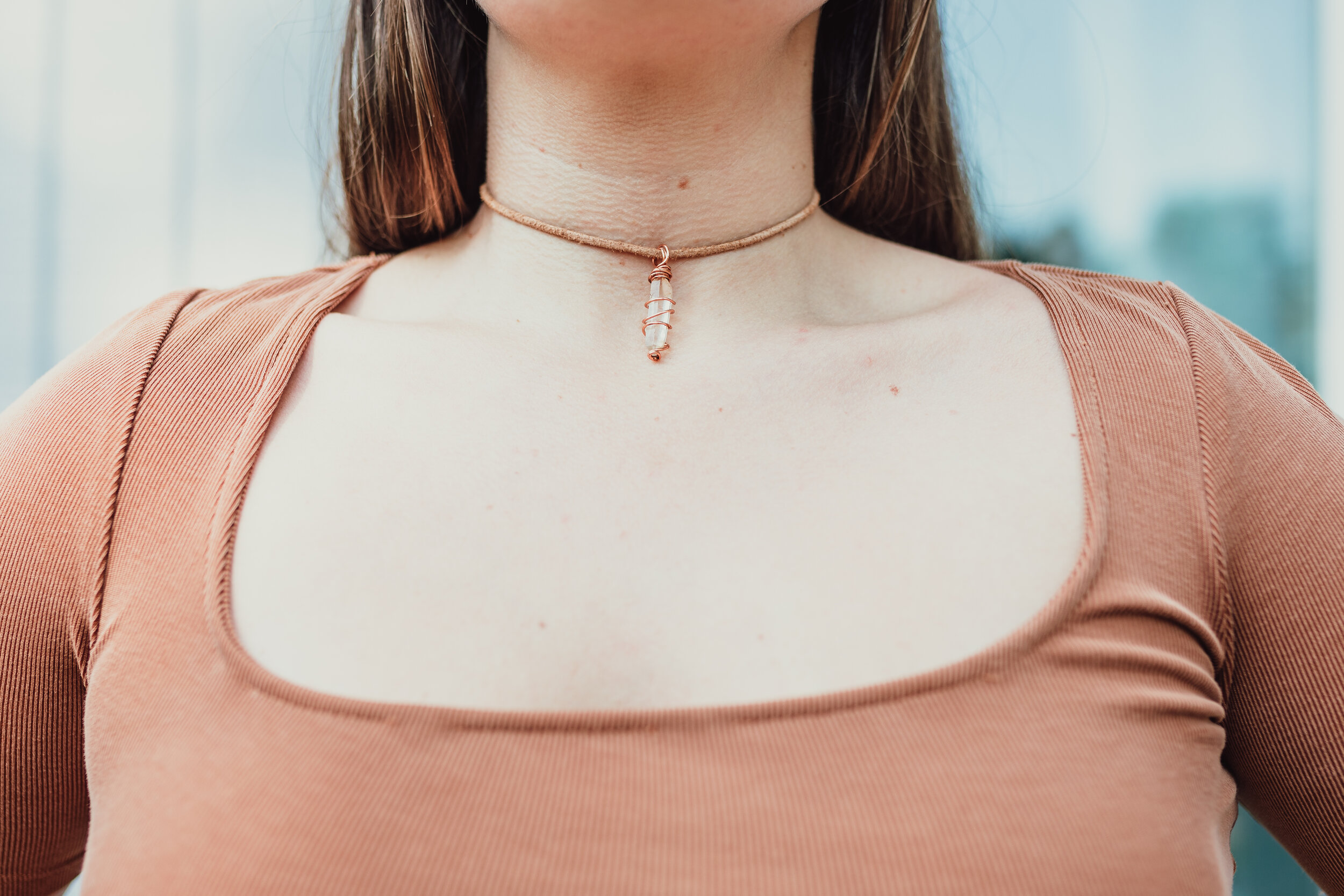 Clear Quartz Choker 