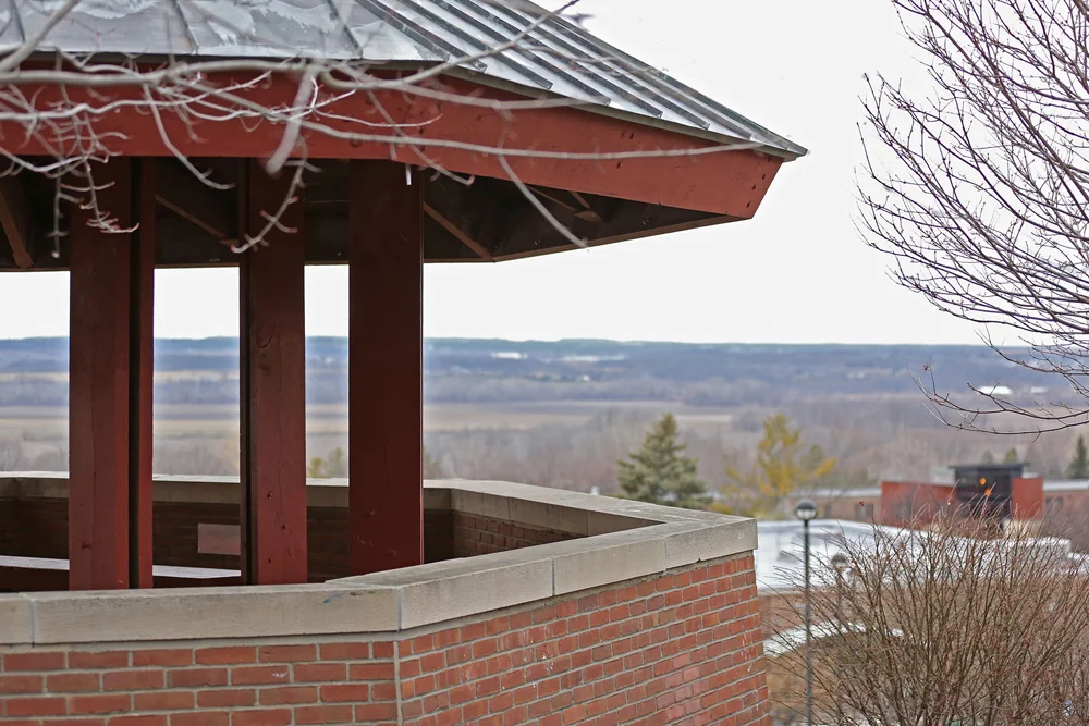 The Campus Personal Safety Committee is discussing the possibility of increasing security camera usage across the campus. Currently, cameras are installed when the University Police Department believes there is a need for them, such as after a swastika was drawn on the gazebo. (Annalee Bainnson/Assoc. Photo Editor)