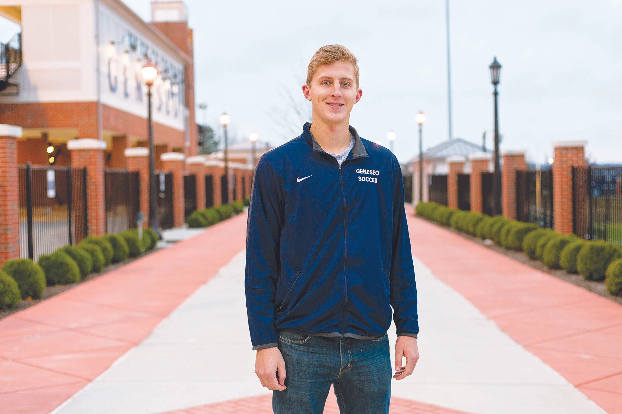 Senior defender Kevin McGrath has had a significant impact on the Geneseo men’s soccer program. After he leaves Geneseo, McGrath intends on pursuing a career in actuarial science. (Annalee Bainnson/photo editor)