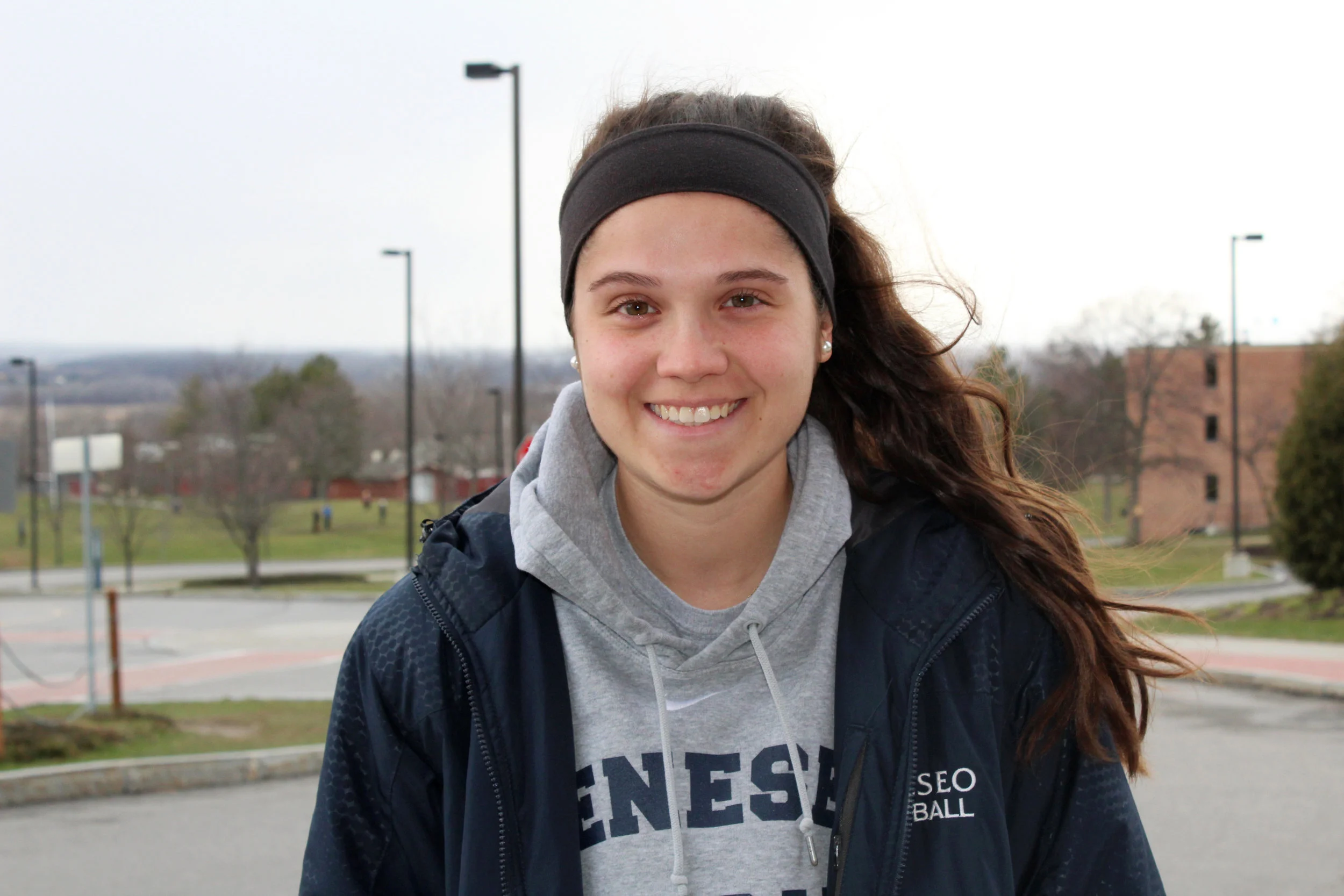 Junior third baseman Anna Merante has become a significant part of the Geneseo softball team. After Geneseo, Merante plans on using her degree in biology to become a veterinarian. (Catherine White/arts & entertainment editor)