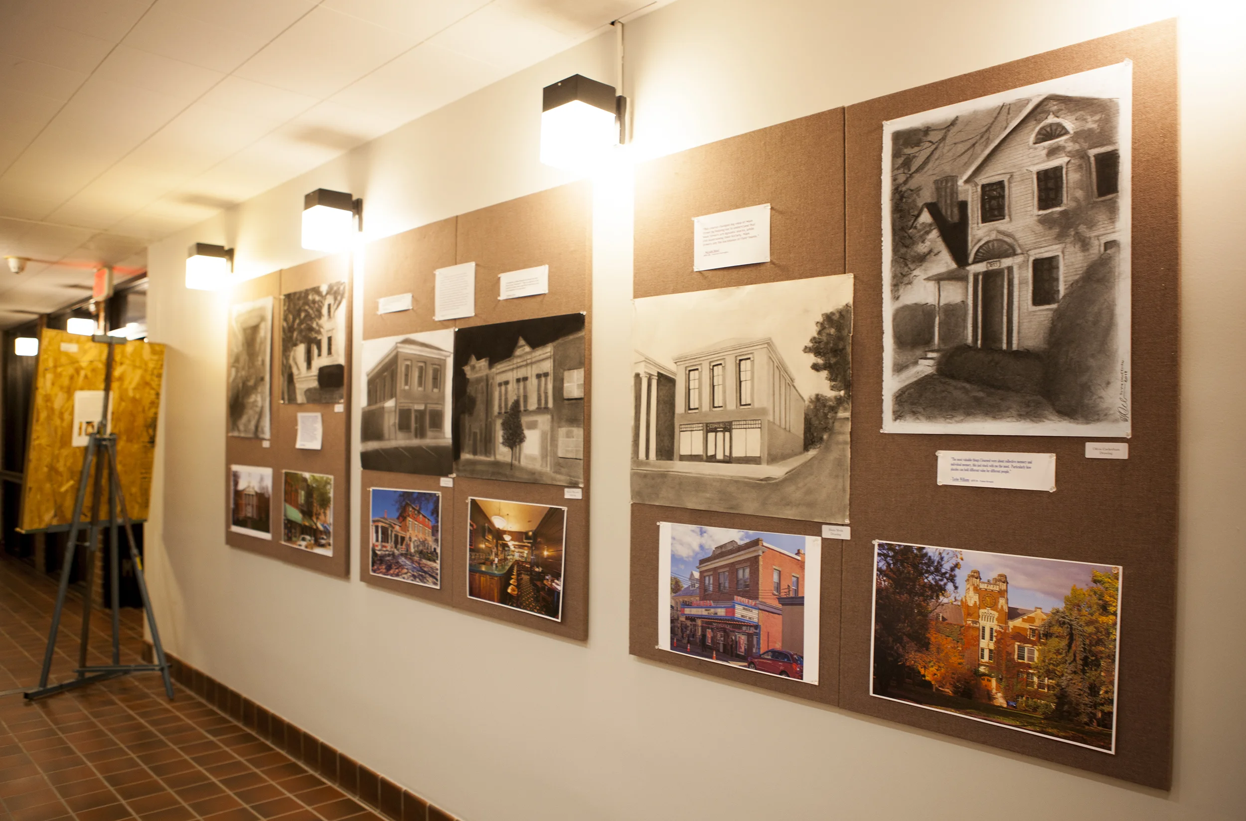 The “Five Geneseo Businesses: Culture and Commerce on Main Street” exhibit (pictured above) opened Wednesday Dec. 5 in the Bridge Gallery. This exhibit showcases establishments on Main Street. (Udeshi Seniveratne / photo editor)