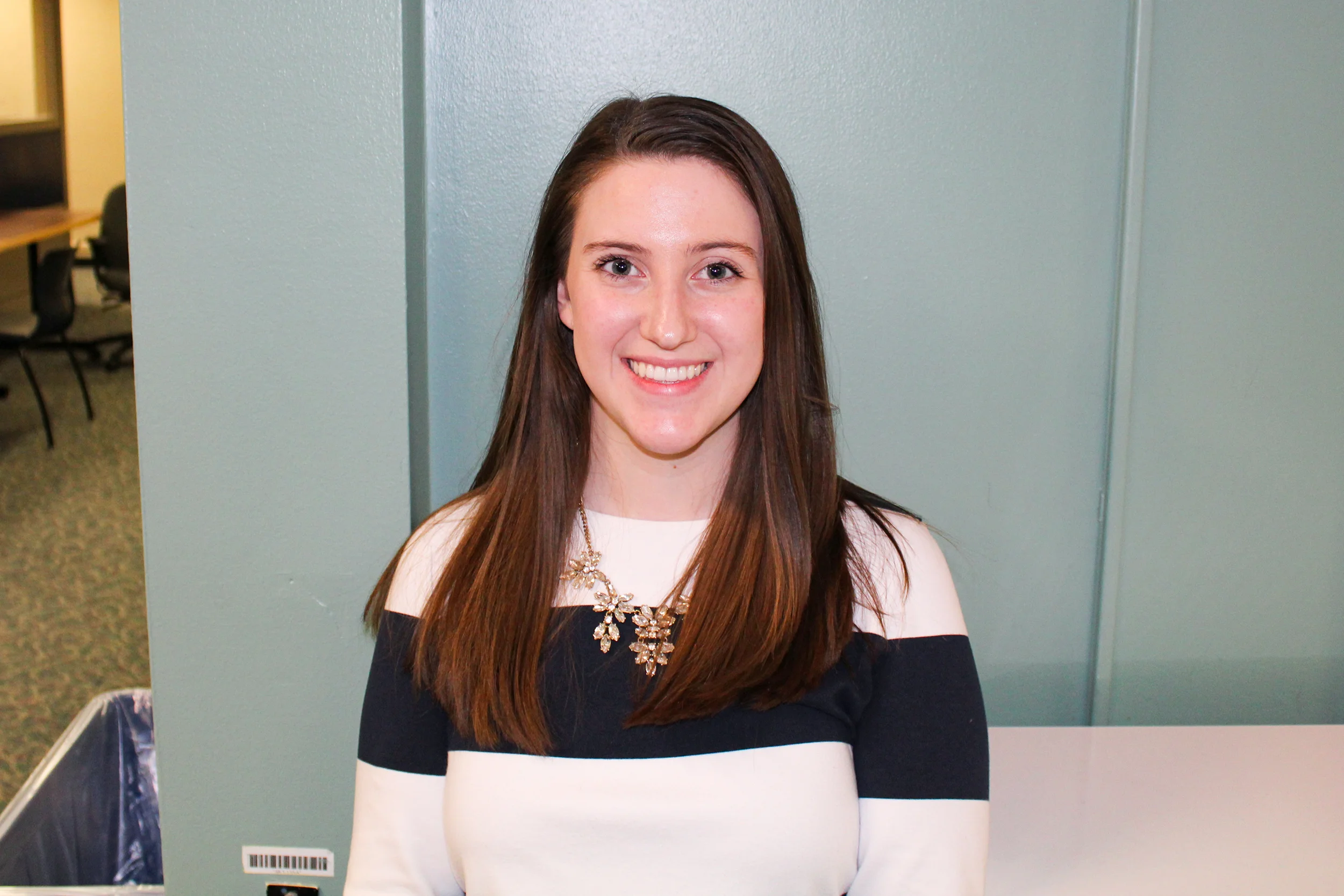 Emily Matura is a communication and political science double major junior who is running to be the SA President for the next academic year. She is one of two candidates running for the position. Matura currently serves as SA Director of Inter-Residence Affairs (Malachy Dempsey/Managing editor)