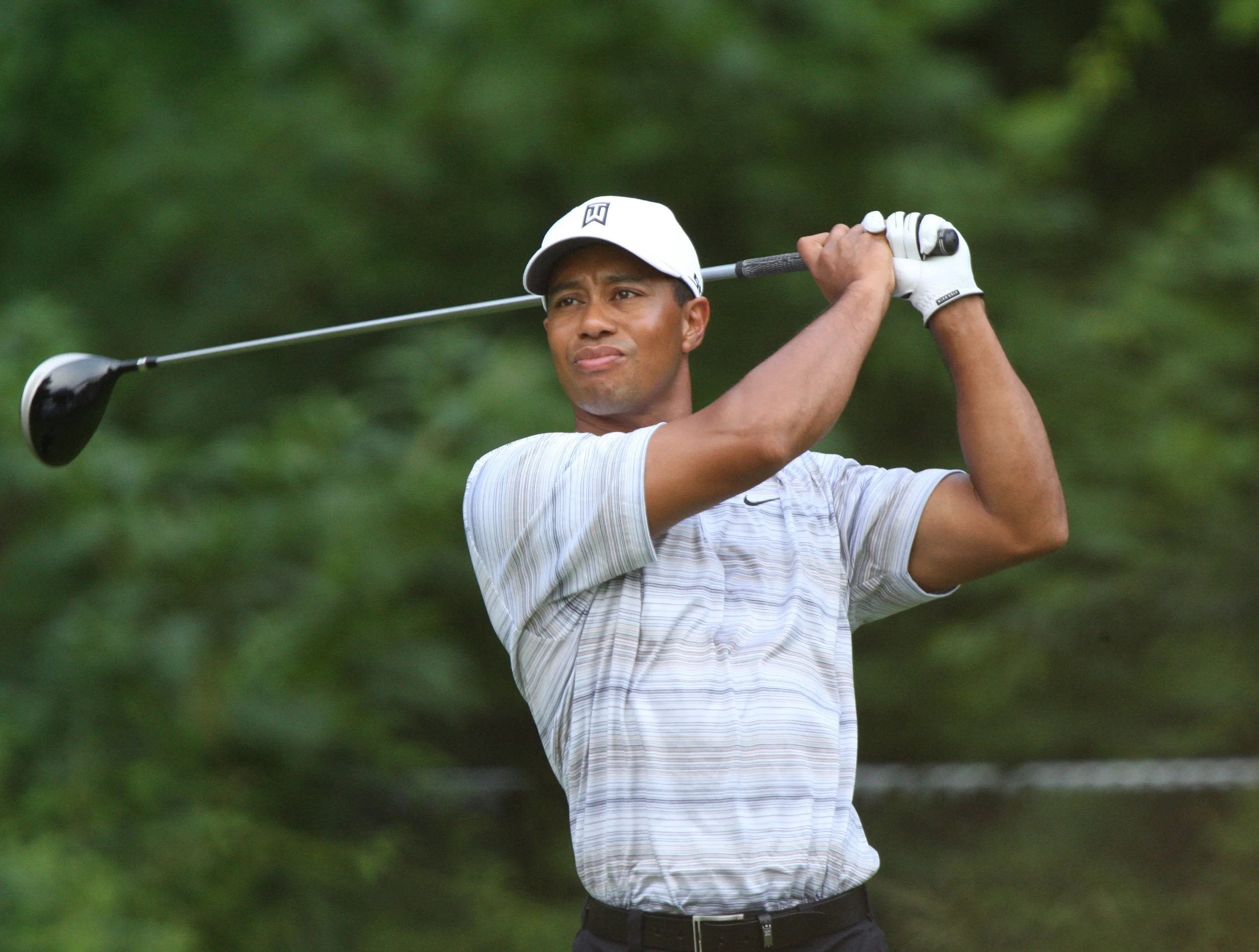 Golfer Tiger Woods (pictured above) follows through on his swing at an event in 2007. Woods won the Masters for the first time in 14 years on Sunday April 14 (courtesy of Creative Commons).