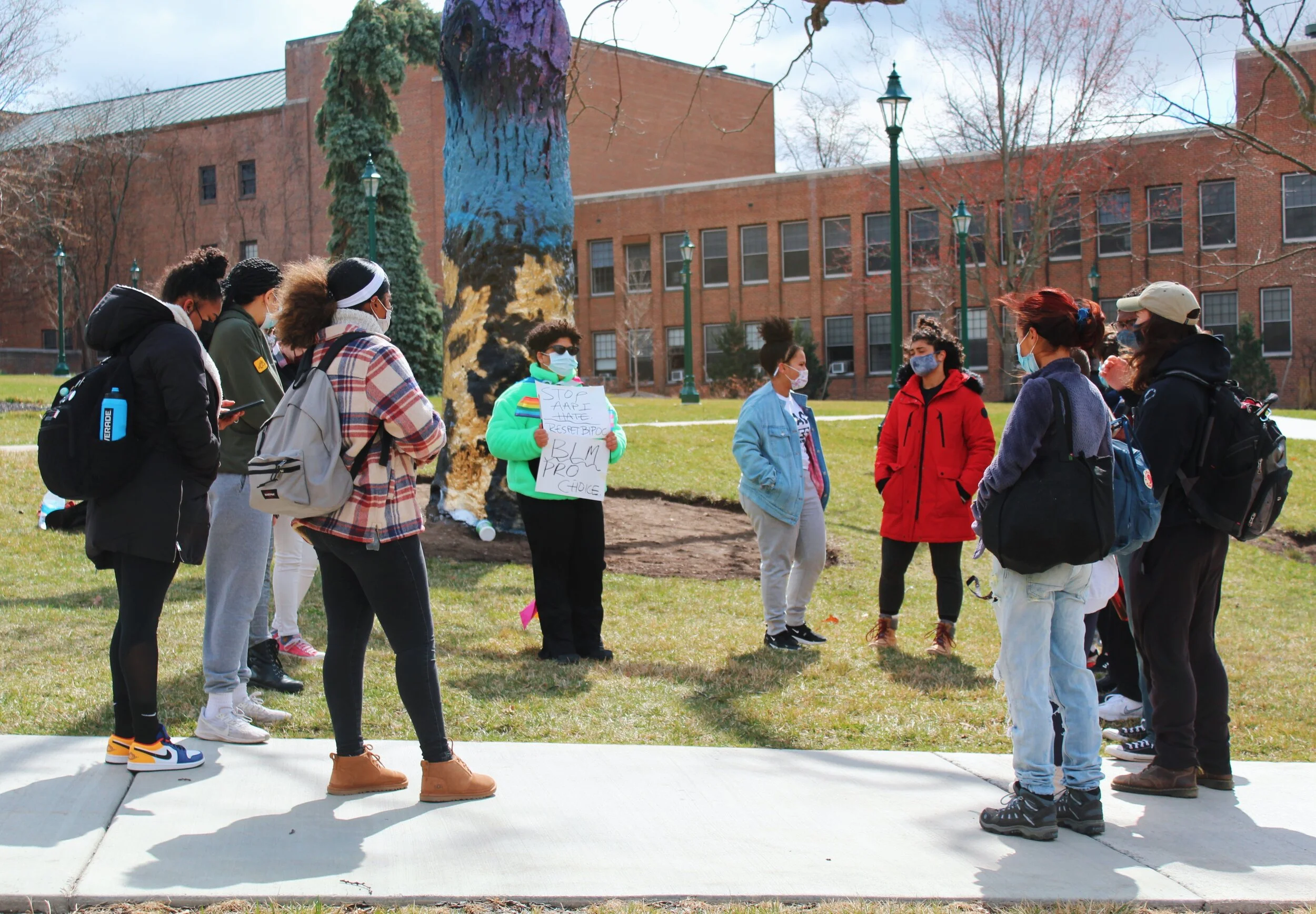 Student's social media presence prompts suspension and reinstatement to The School of Education, student also tied to campus conflict with college traditions