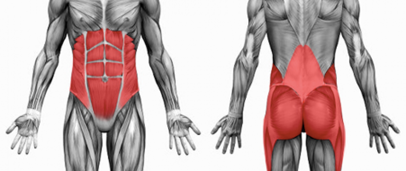 Build a strong core to prevent feeling sore