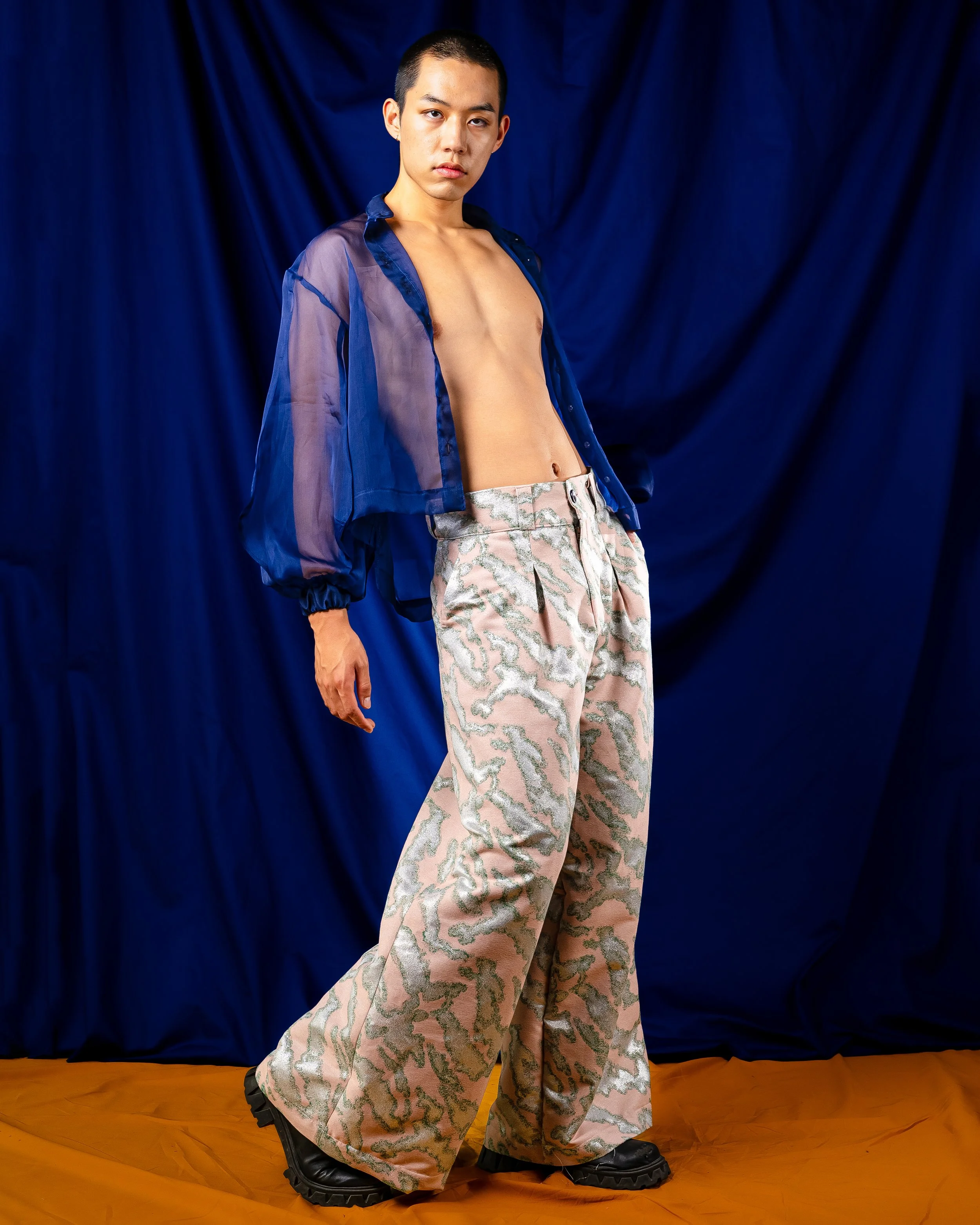 Brocade Palazzo Pants — Remesalt