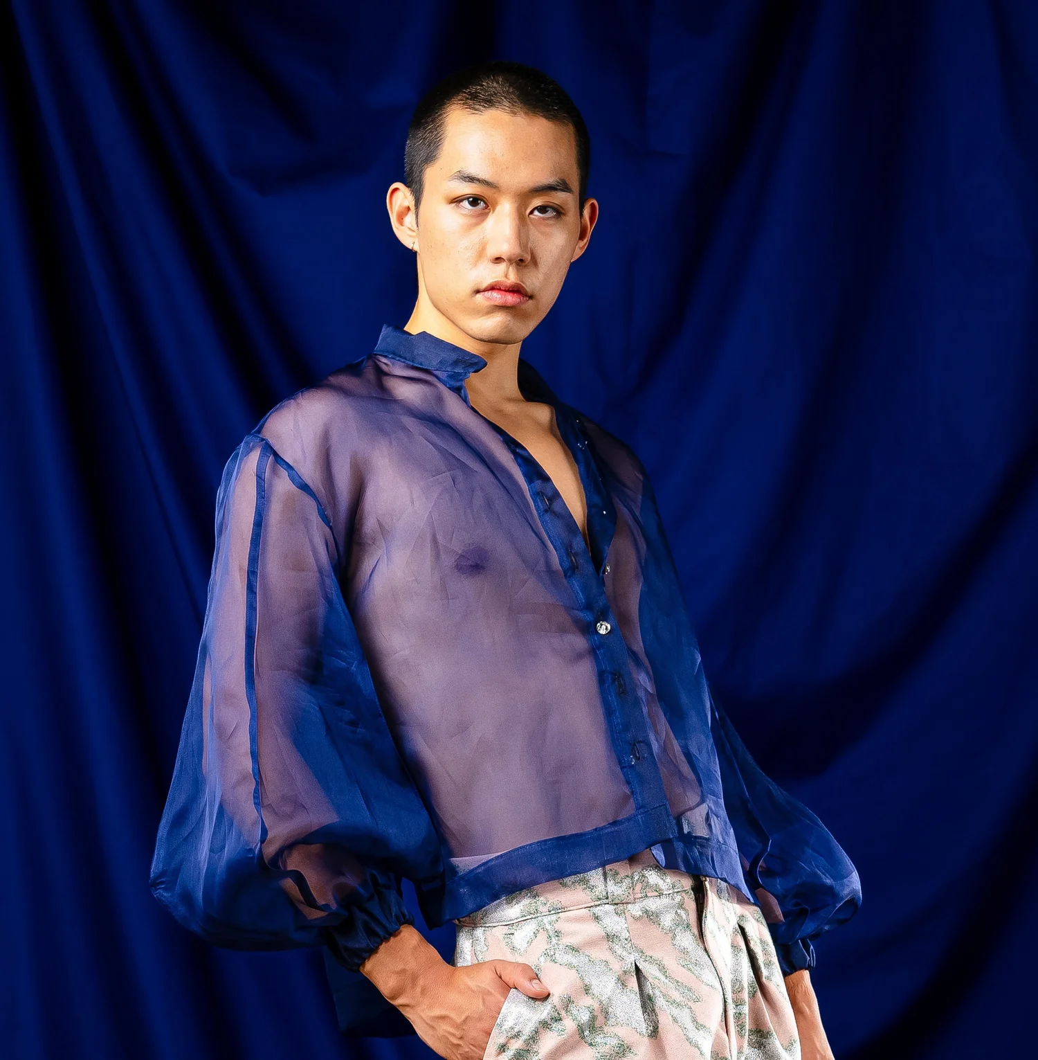 Silk See Through Shirt — Remesalt