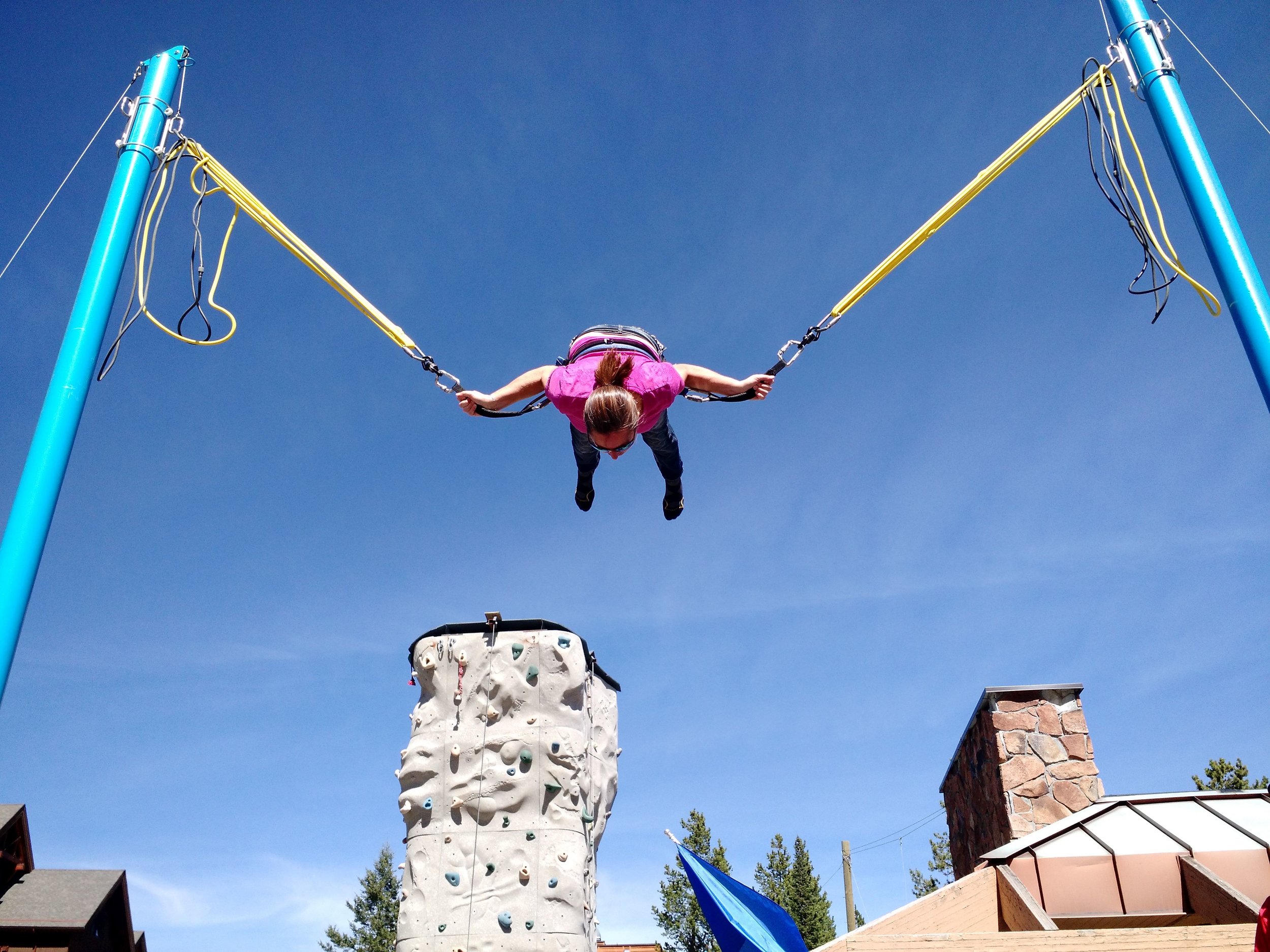 Mo coming out of her beautiful back flip!!!