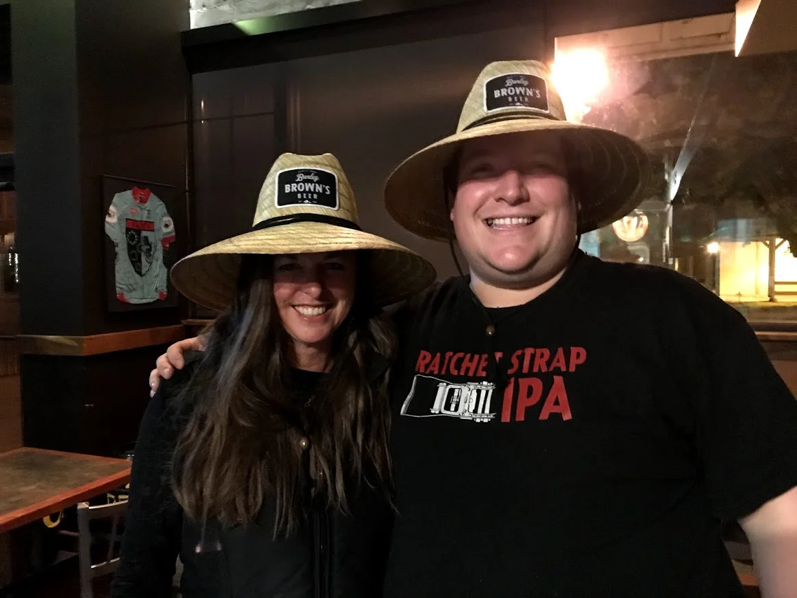 Shane is the sweetest guy. He and Mo look like characters from Kung Fu Panda in their fun hats!
