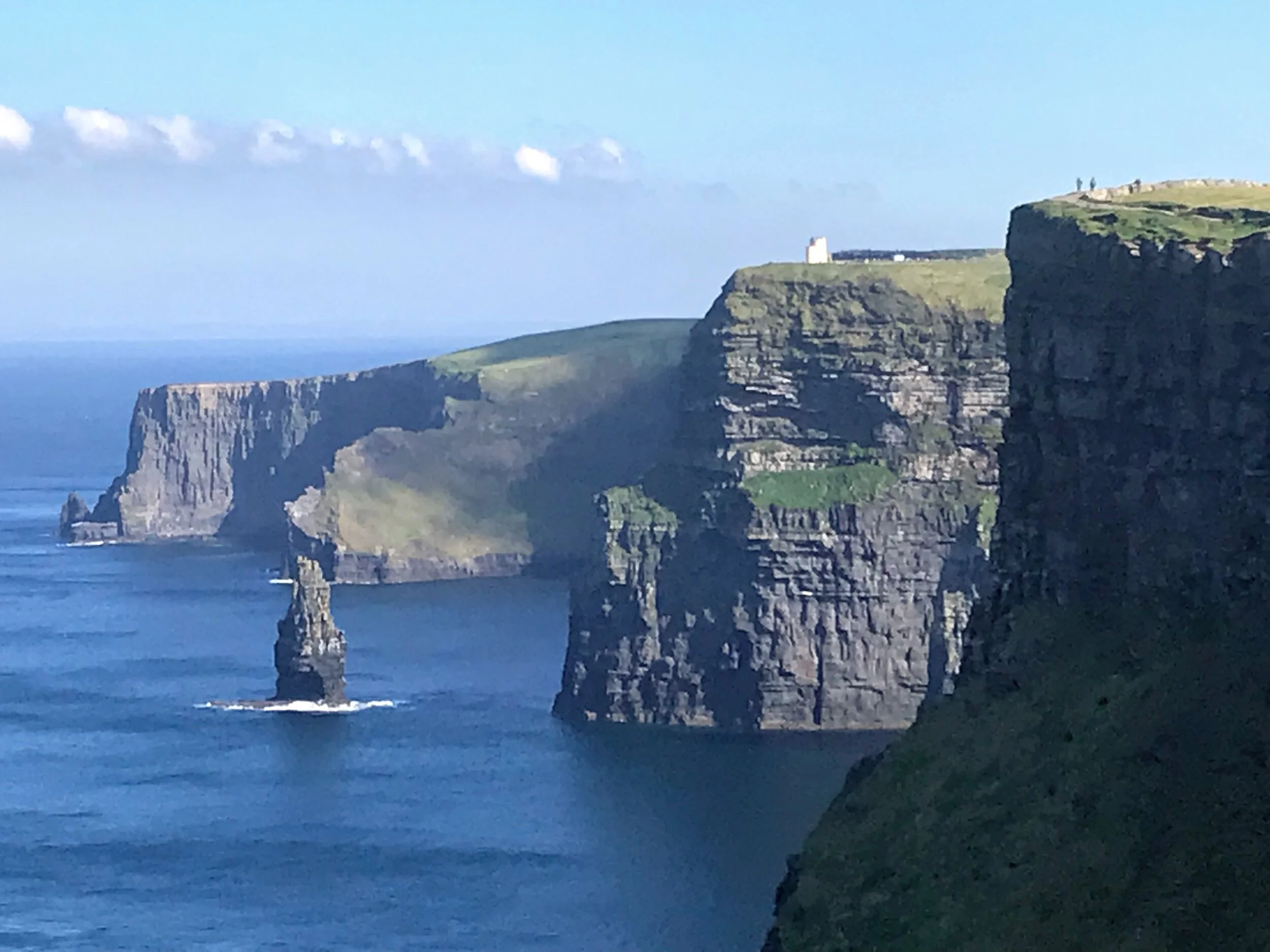 Incredible views! Looking back at the Castle from where we started the hike!