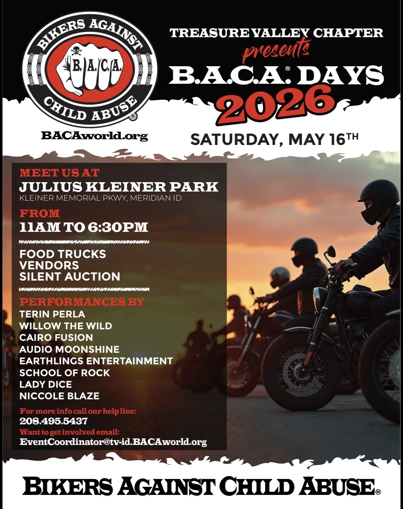 Niccole Solo @ Bikers Against Child Abuse Event