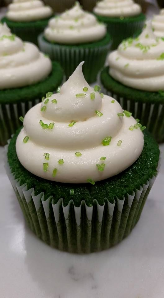                         Green Velvet Cupcake