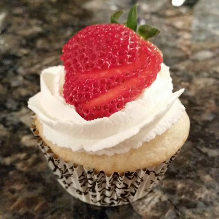                   Strawberry Shortcake Cupcake