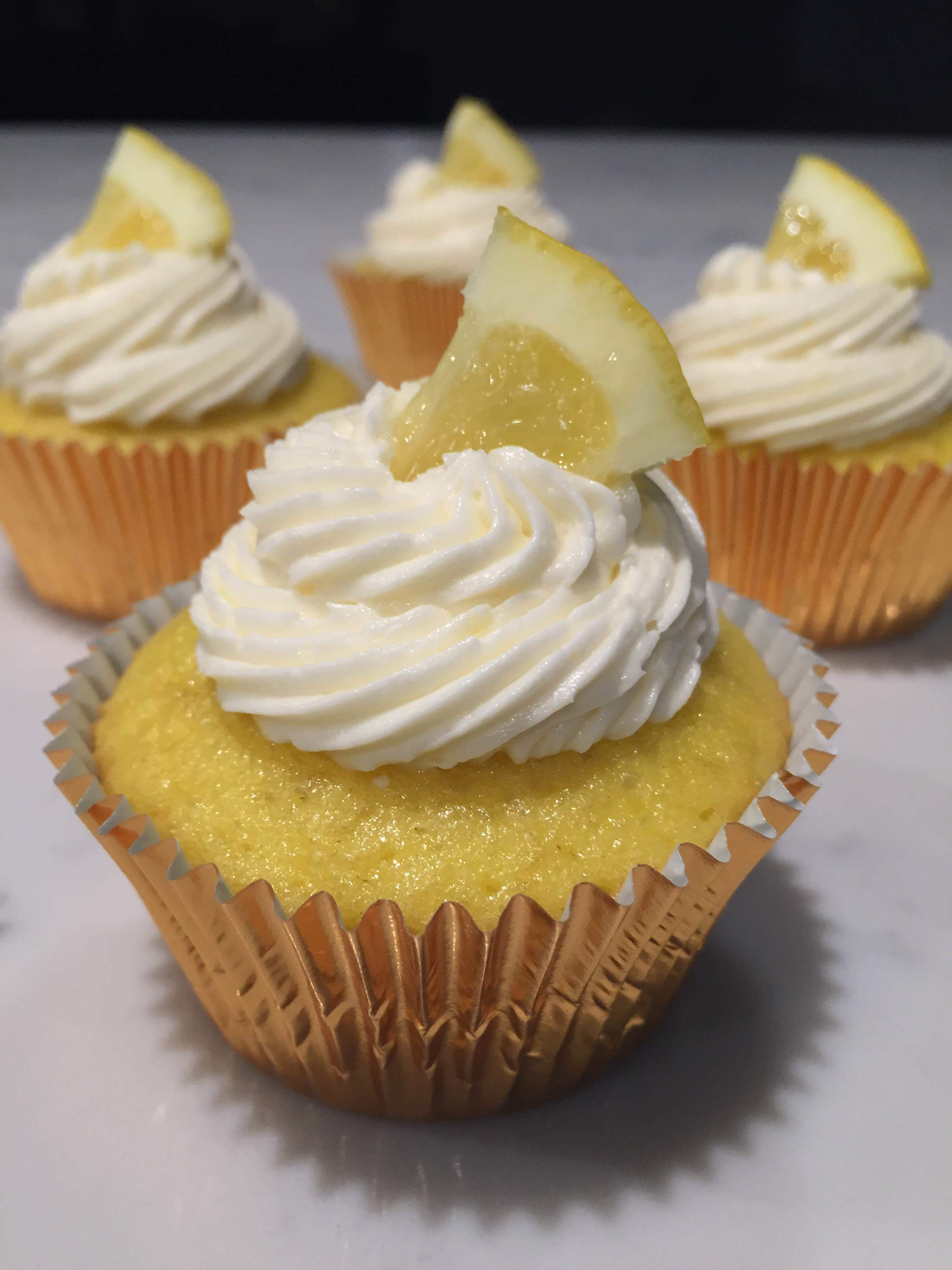                         Vanilla Lemon Cupcake