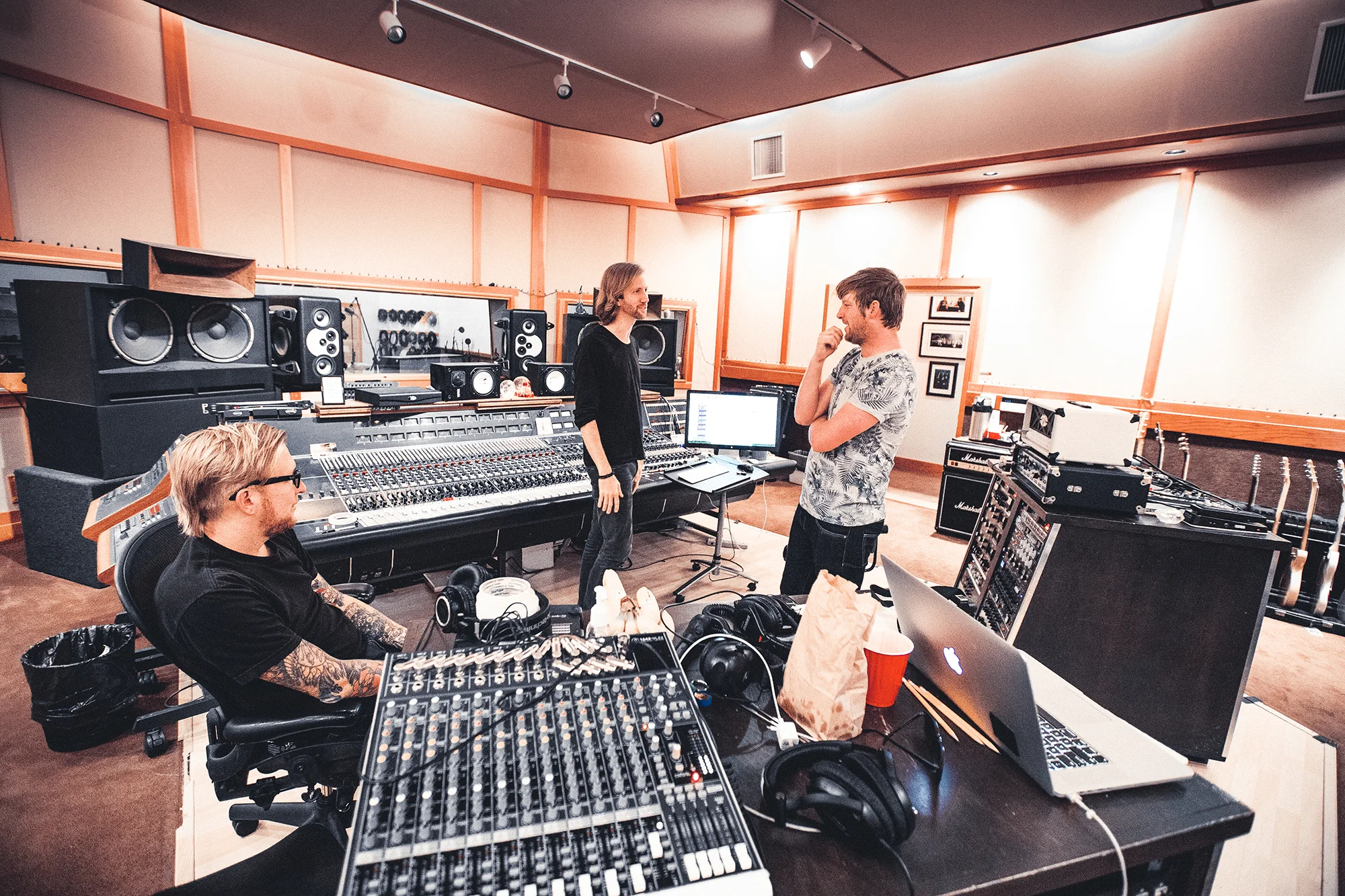 Band wrapping up the album at studio 606