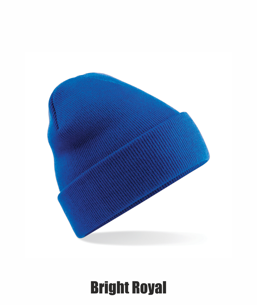 Beechfield Soft Feel Knitted Winter Hat - Mustard Color One Size Fits All