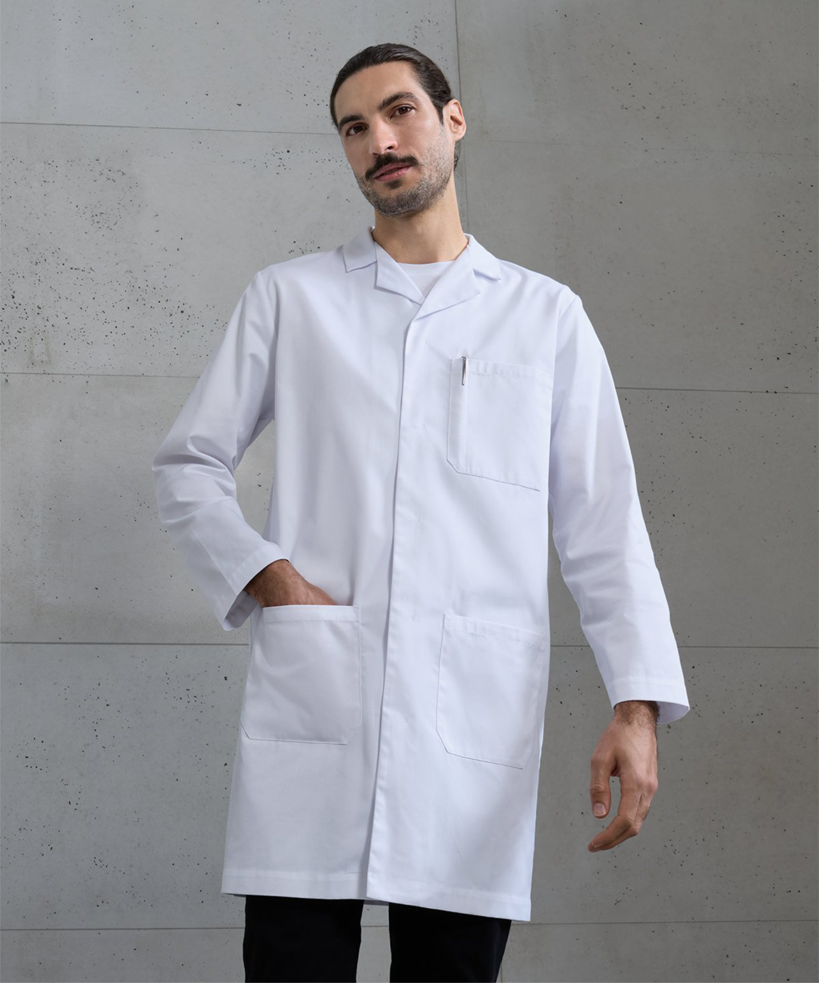 premier-pr603-essential-3-pocket-work-coat-model-1.png